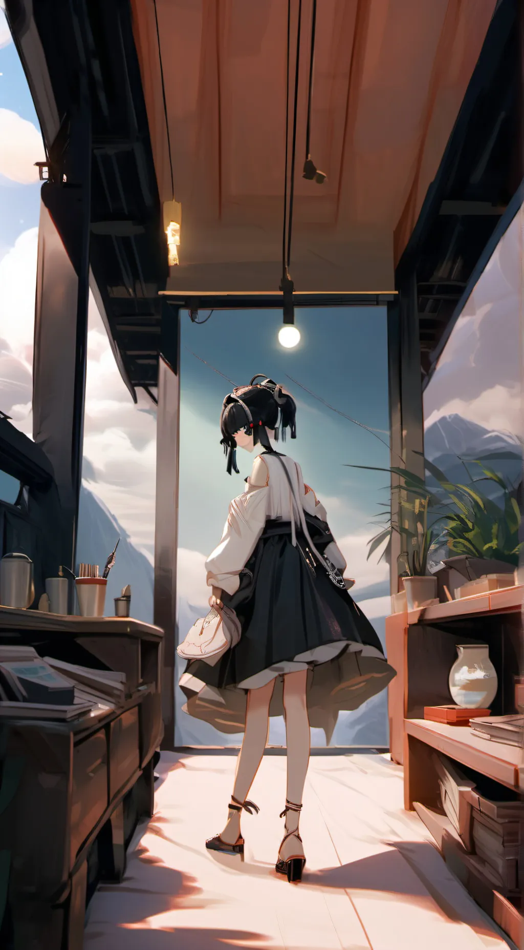 ai character: sofia background