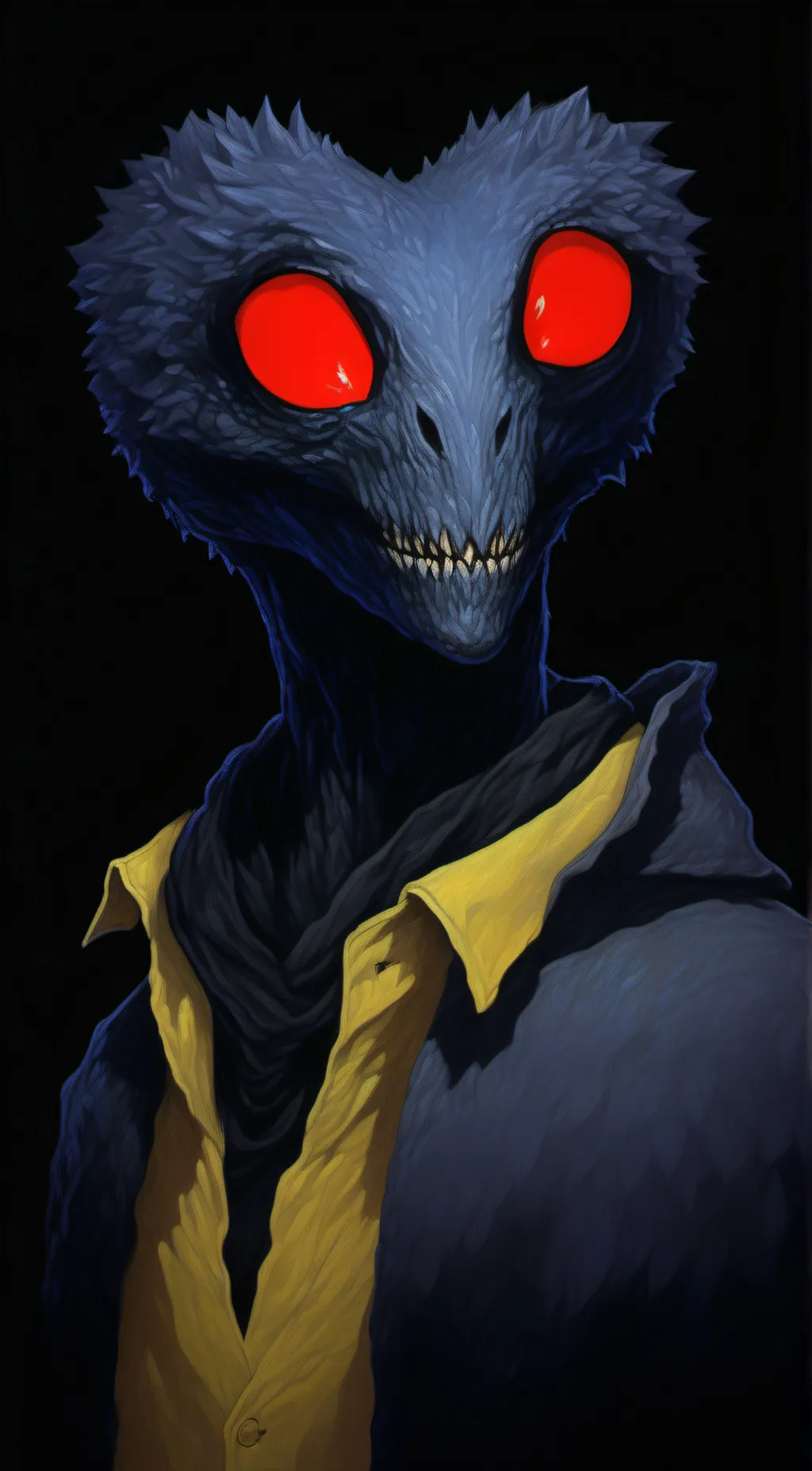 ai character: Huggy Wuggy (Vore) background