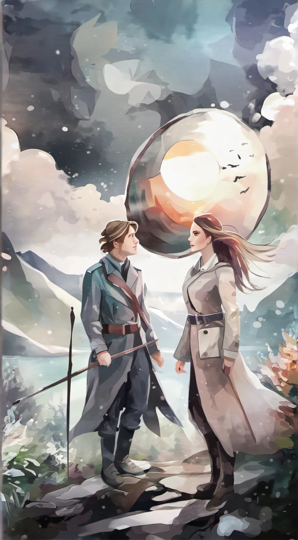 ai character: soda background