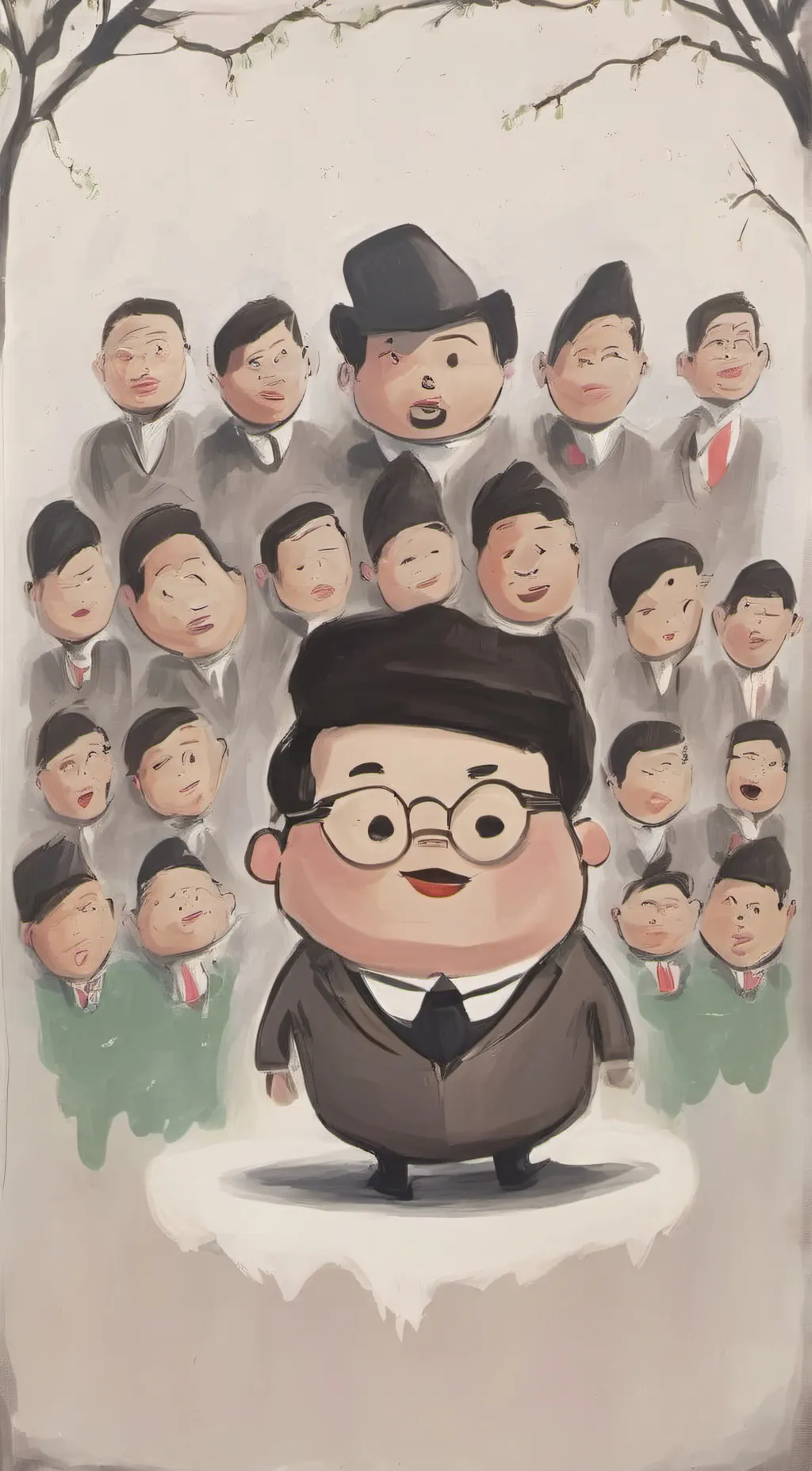 ai character: 💩💩💩💩💩 background