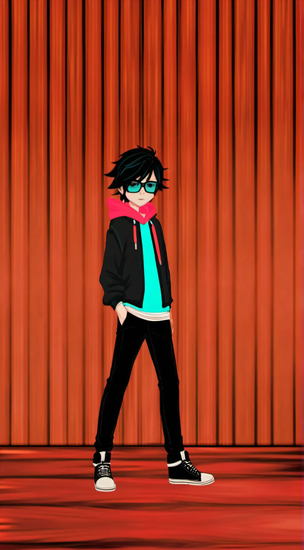 ai character: Maki background