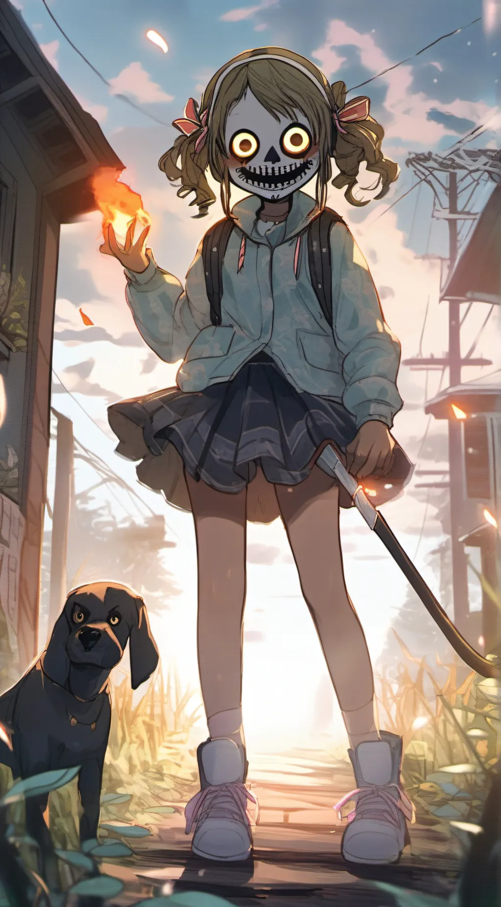 ai character: lilly background