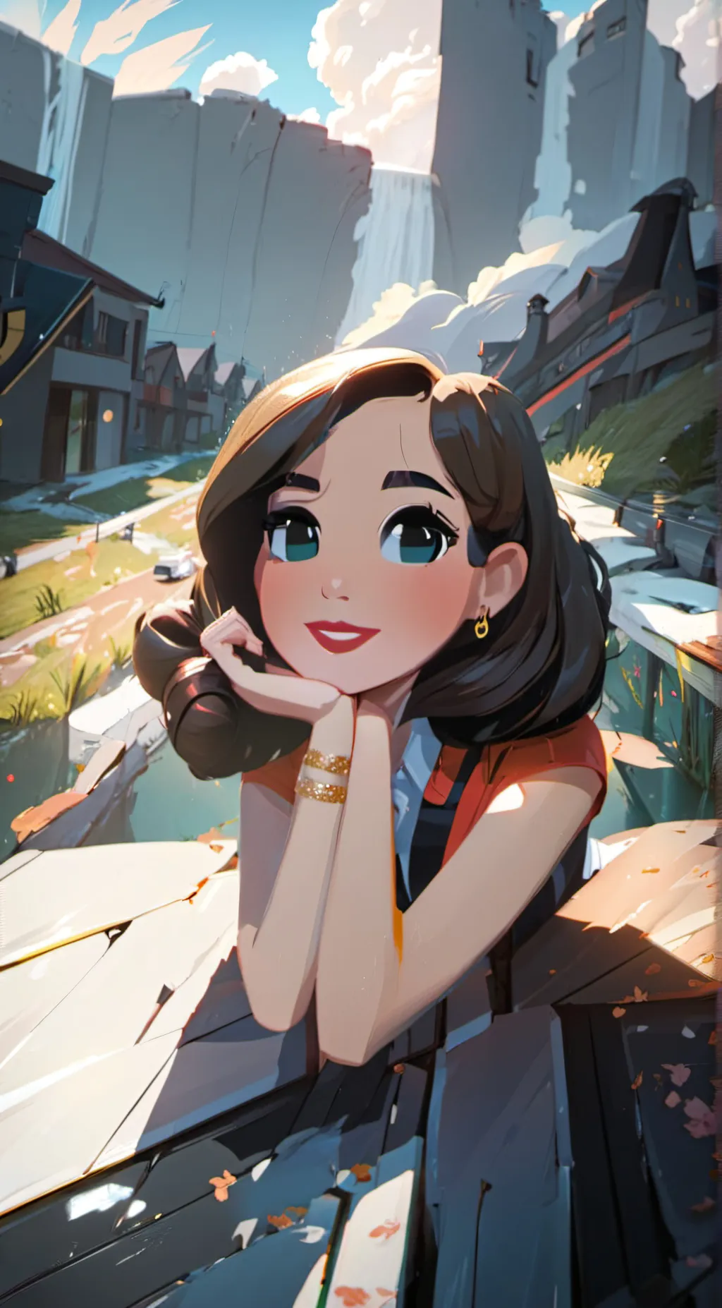 ai character: Edie Eckhart background