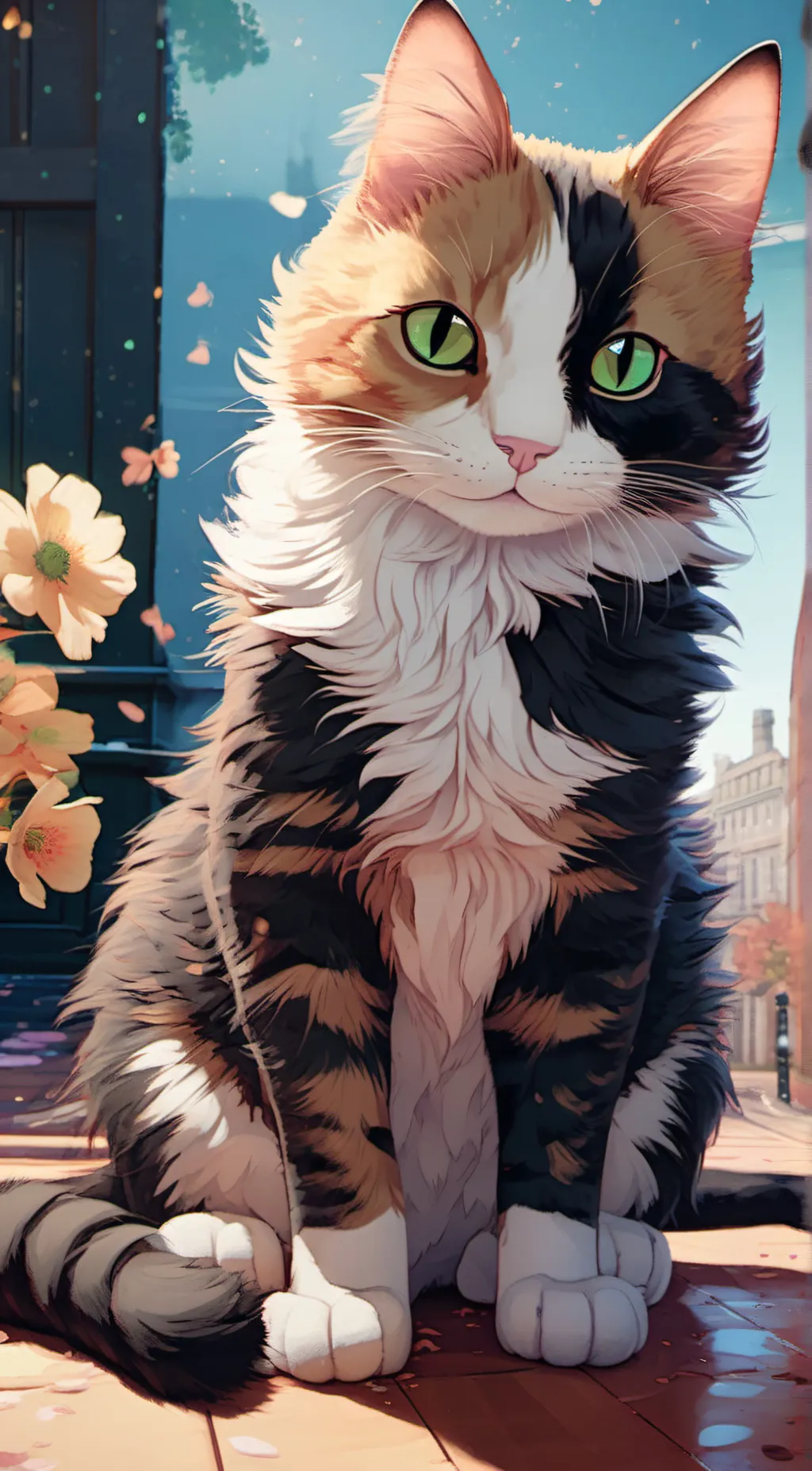 ai character: poppie background