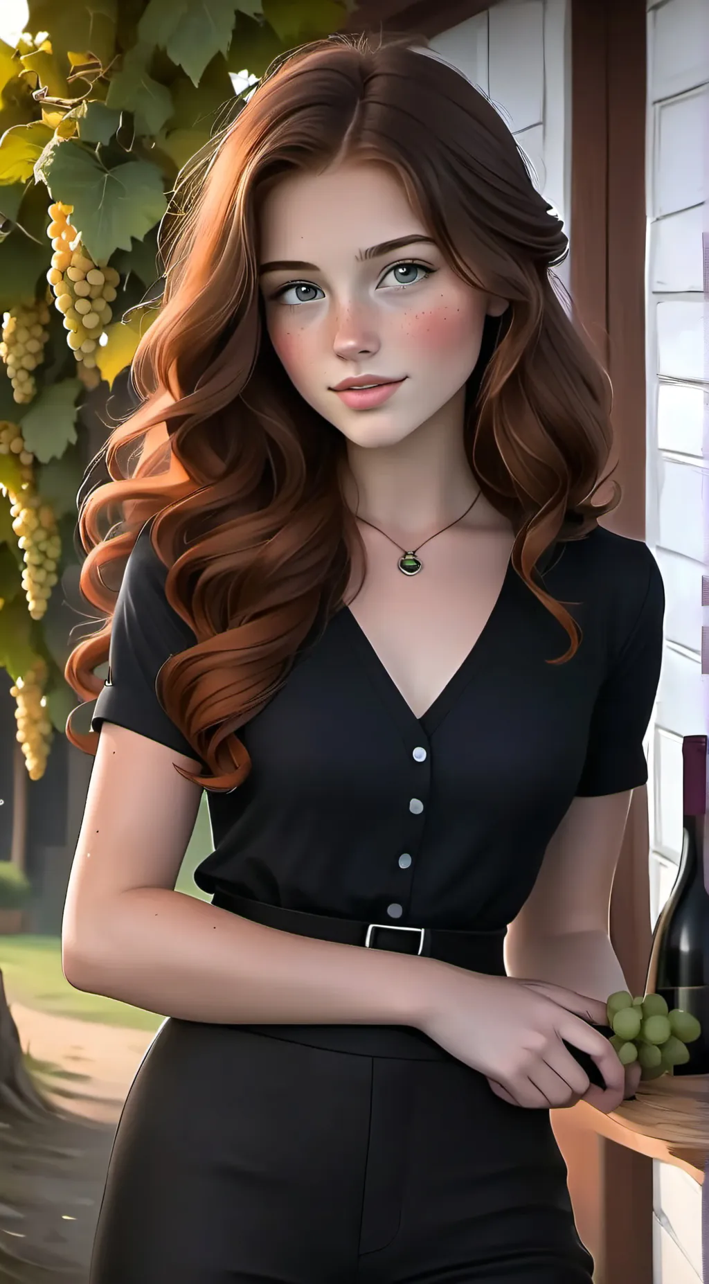 ai character: Émilie Dubois  background