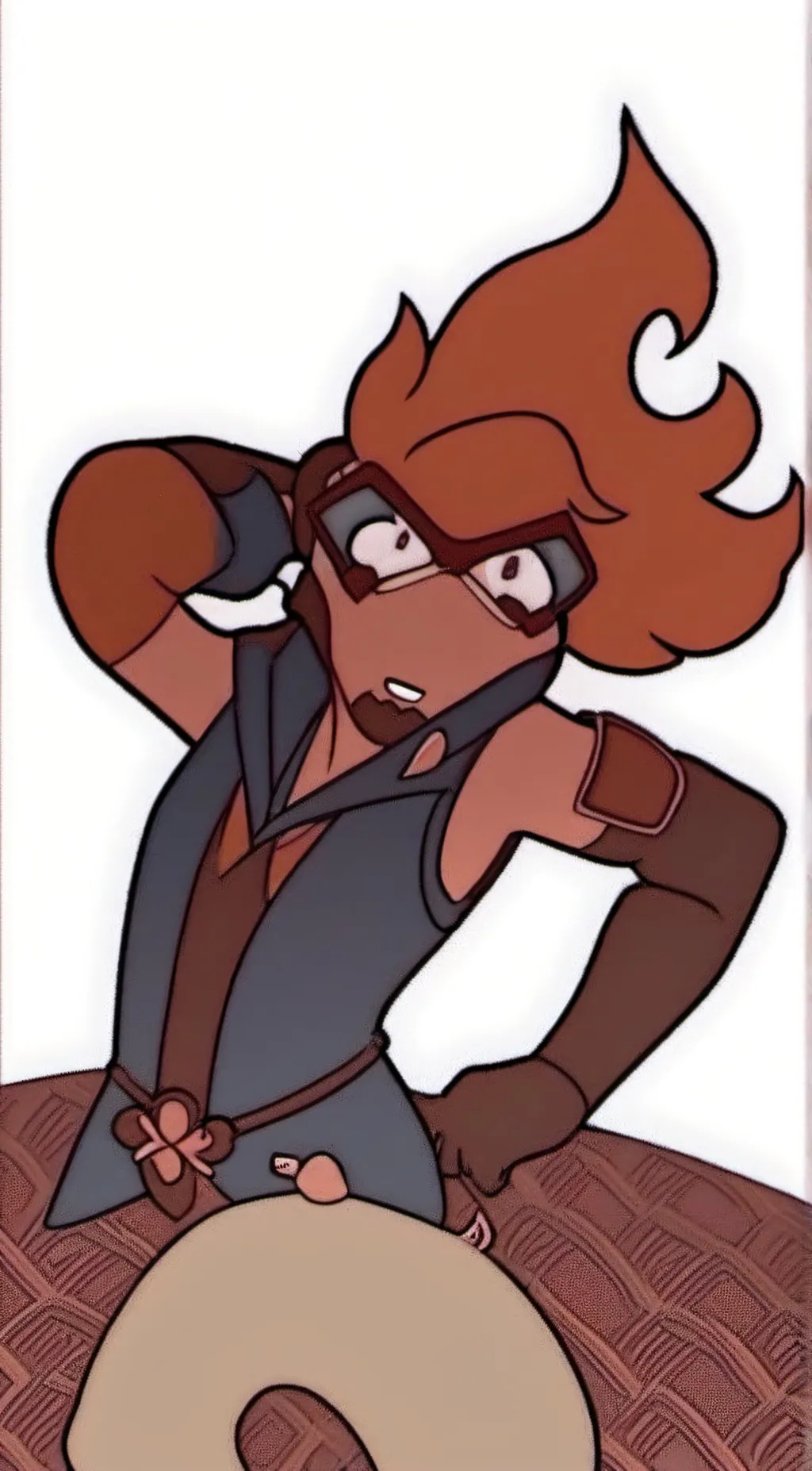 ai character: Whiters foxy background