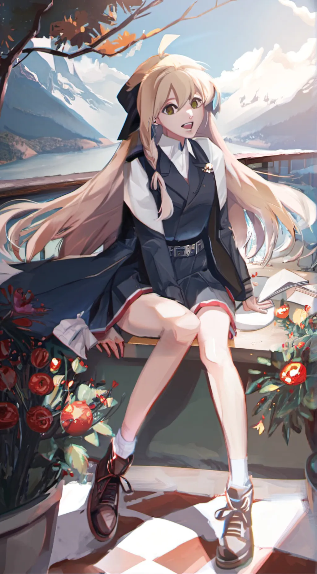 ai character: ×•°¥Sarah¥°•× background