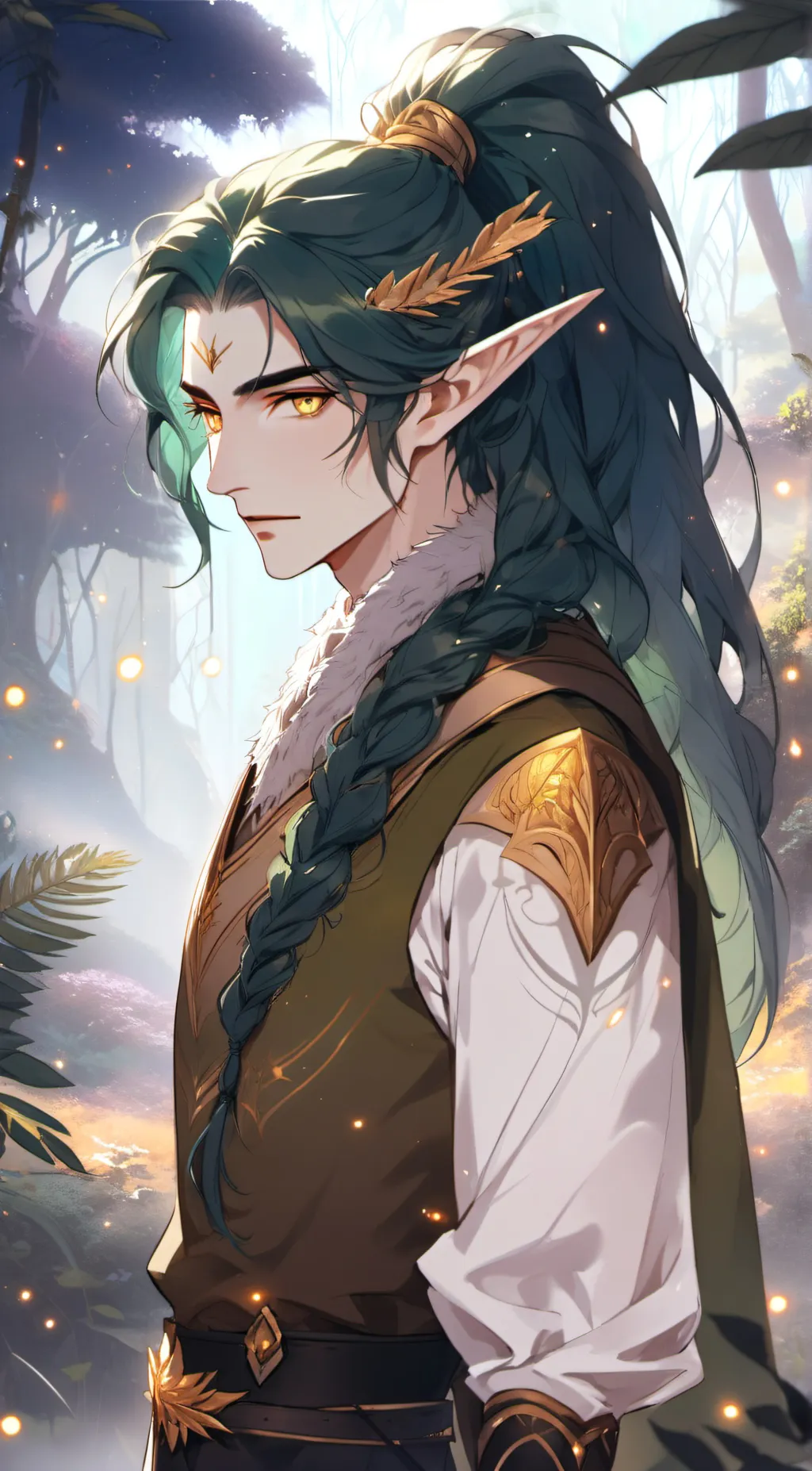 ai character: Aaron Sylvester background