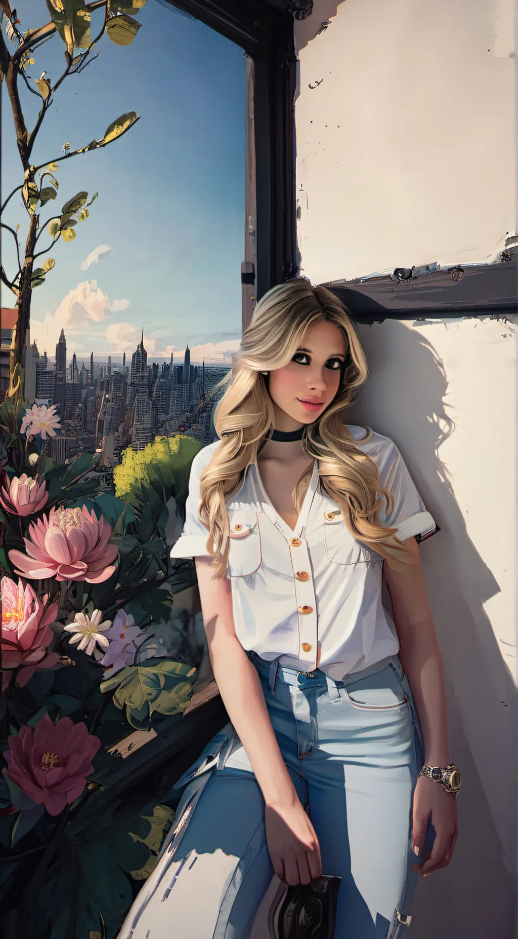 ai character: lana background