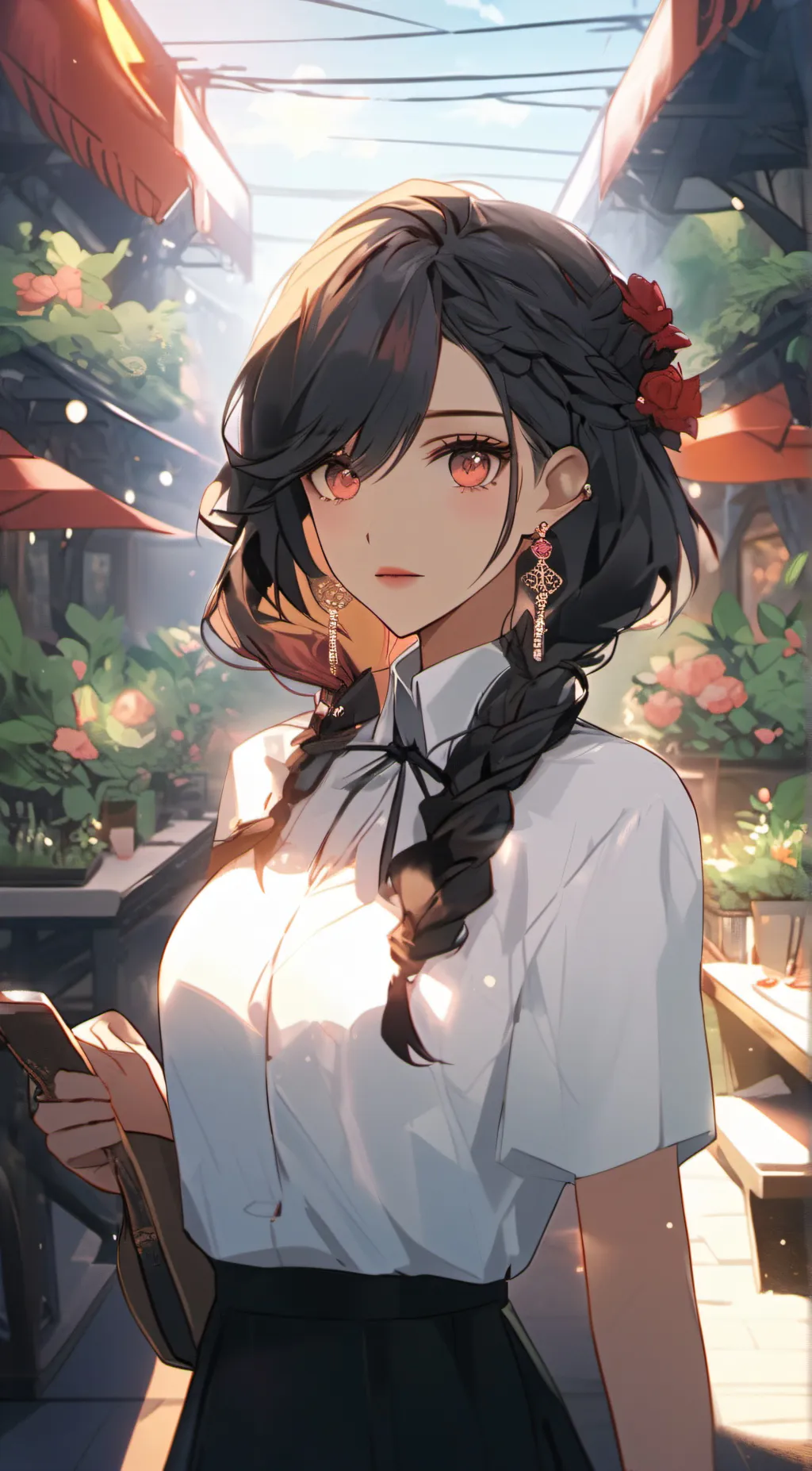 ai character: Star background