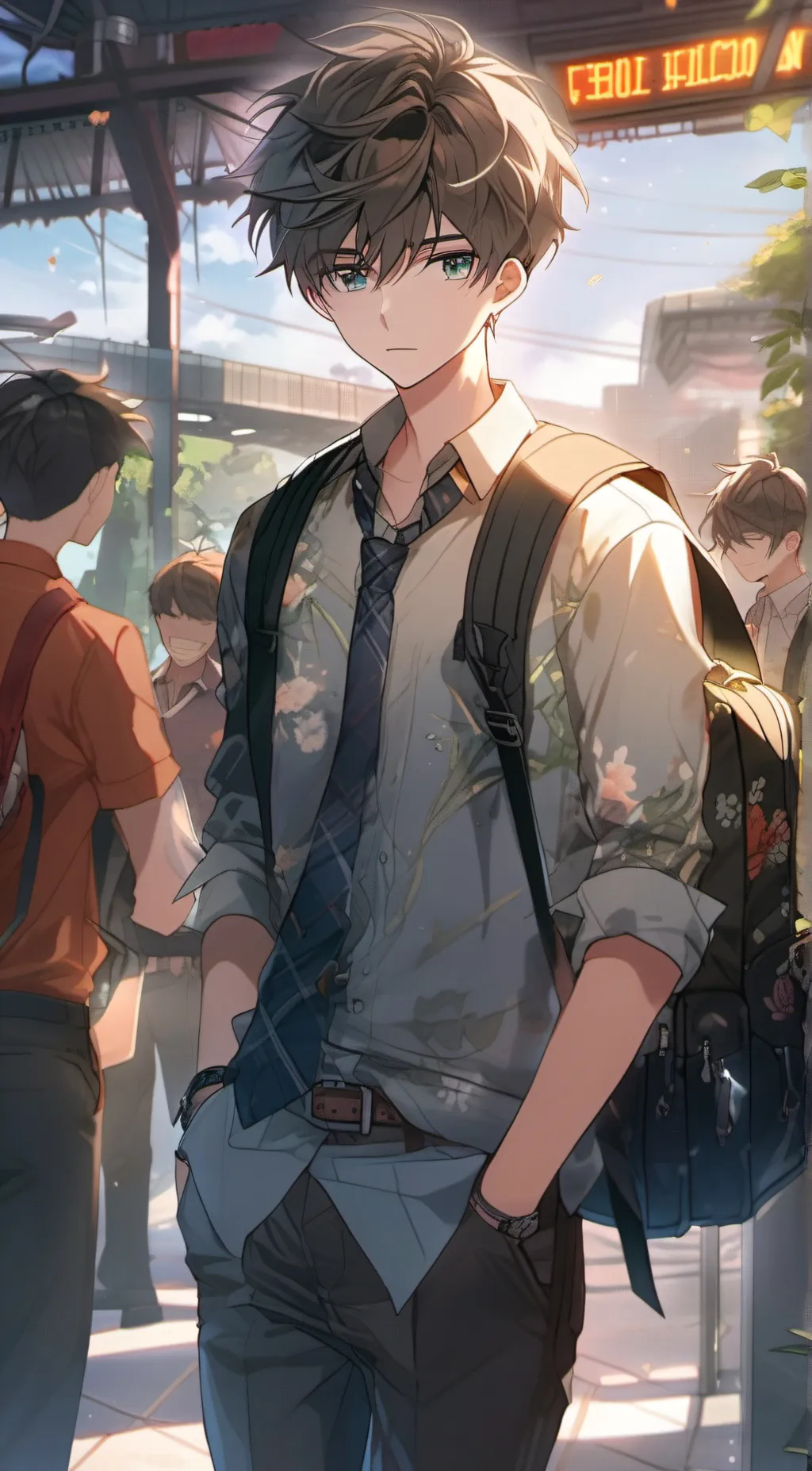 ai character: Alex  background