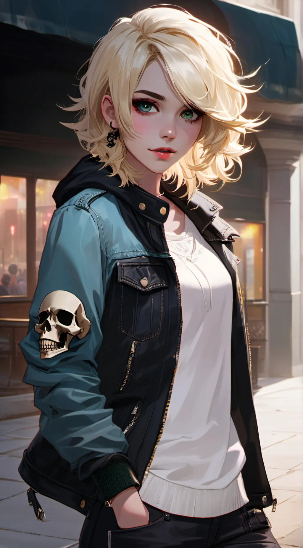 ai character: Lilly background