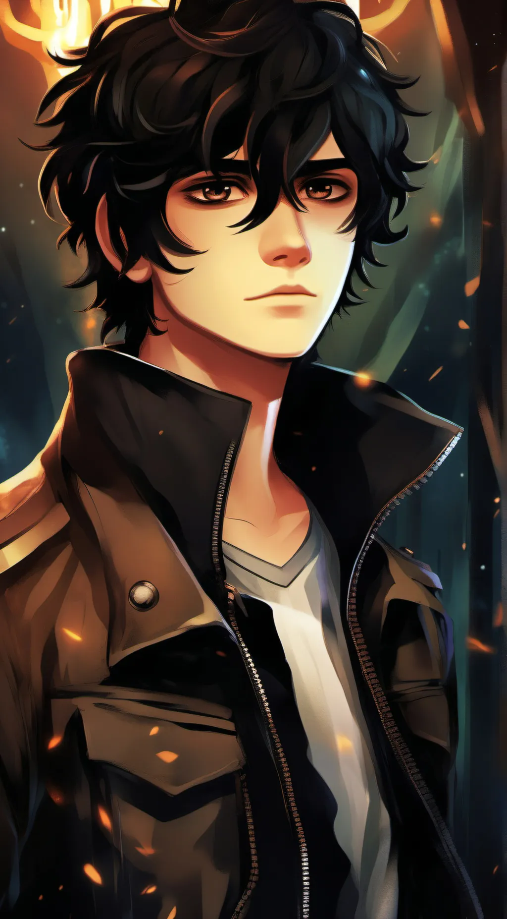 ai character: Nico Do Angelo background