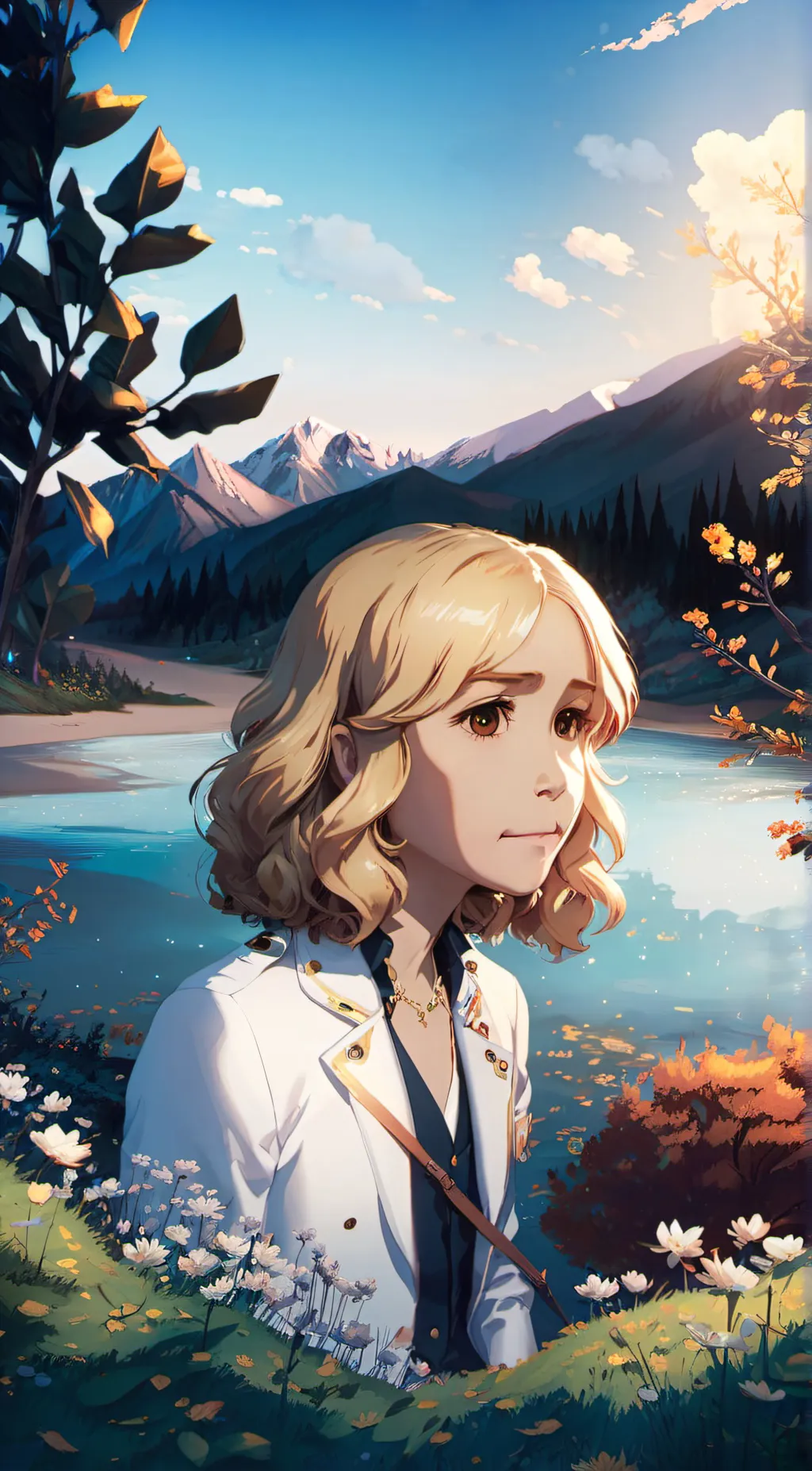 ai character: emerald  background