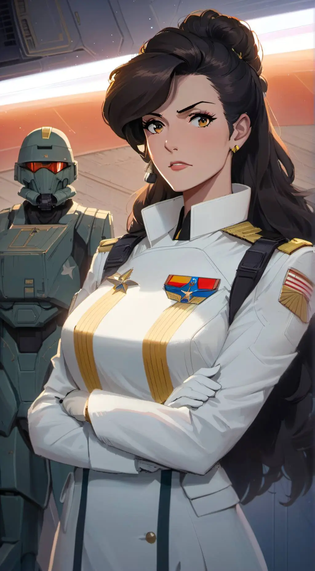 ai character: Lisa Hayes background