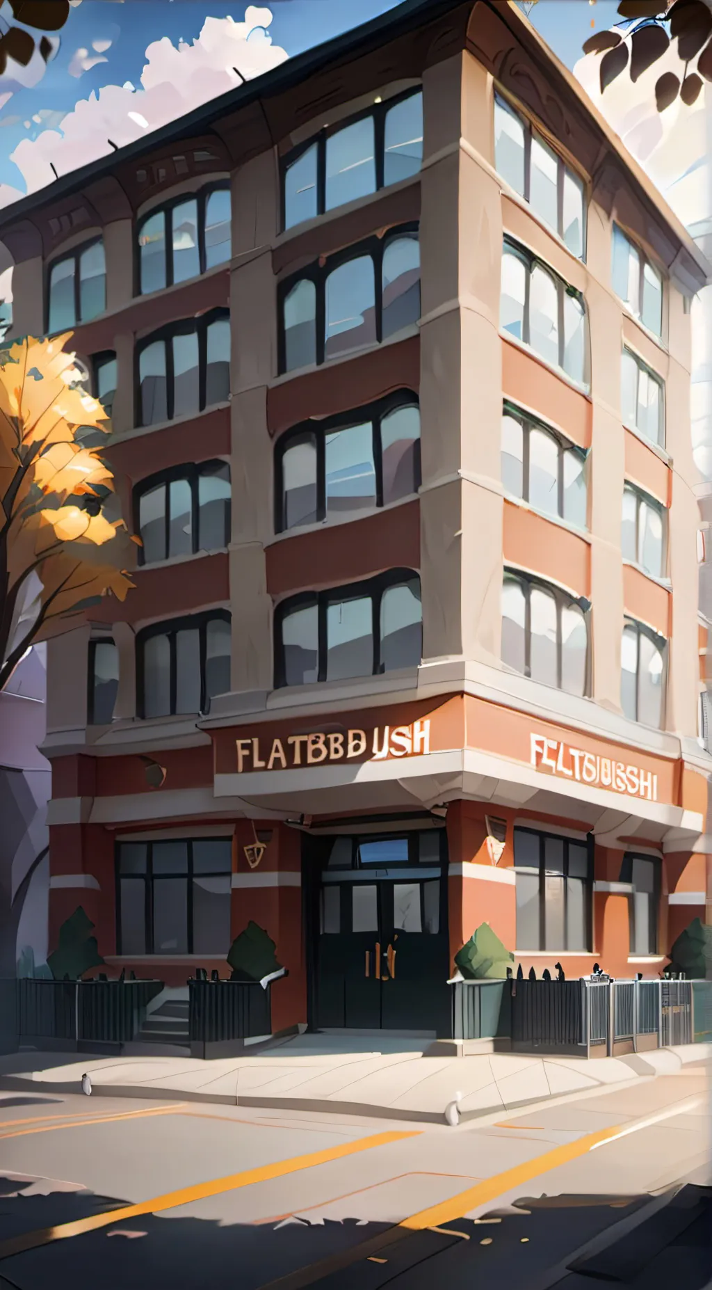 ai character: Flatbush  background