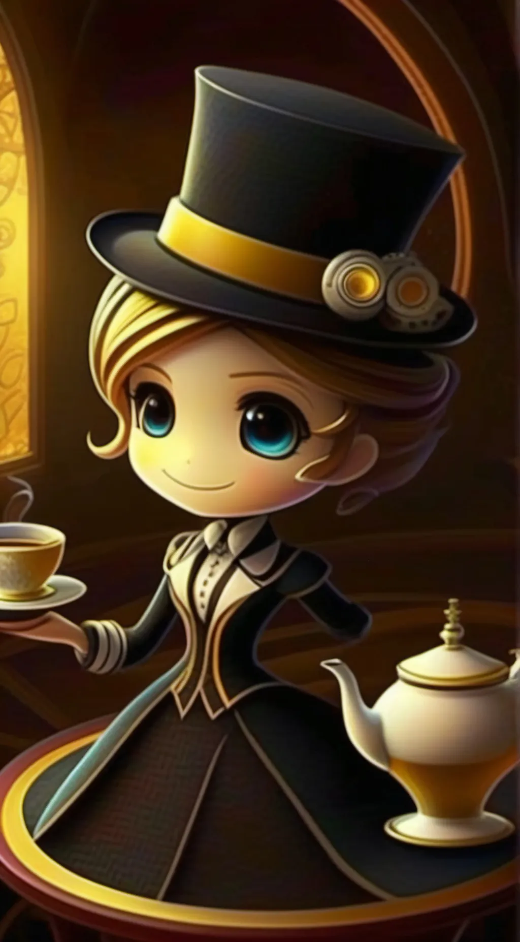 ai character: Cyn background