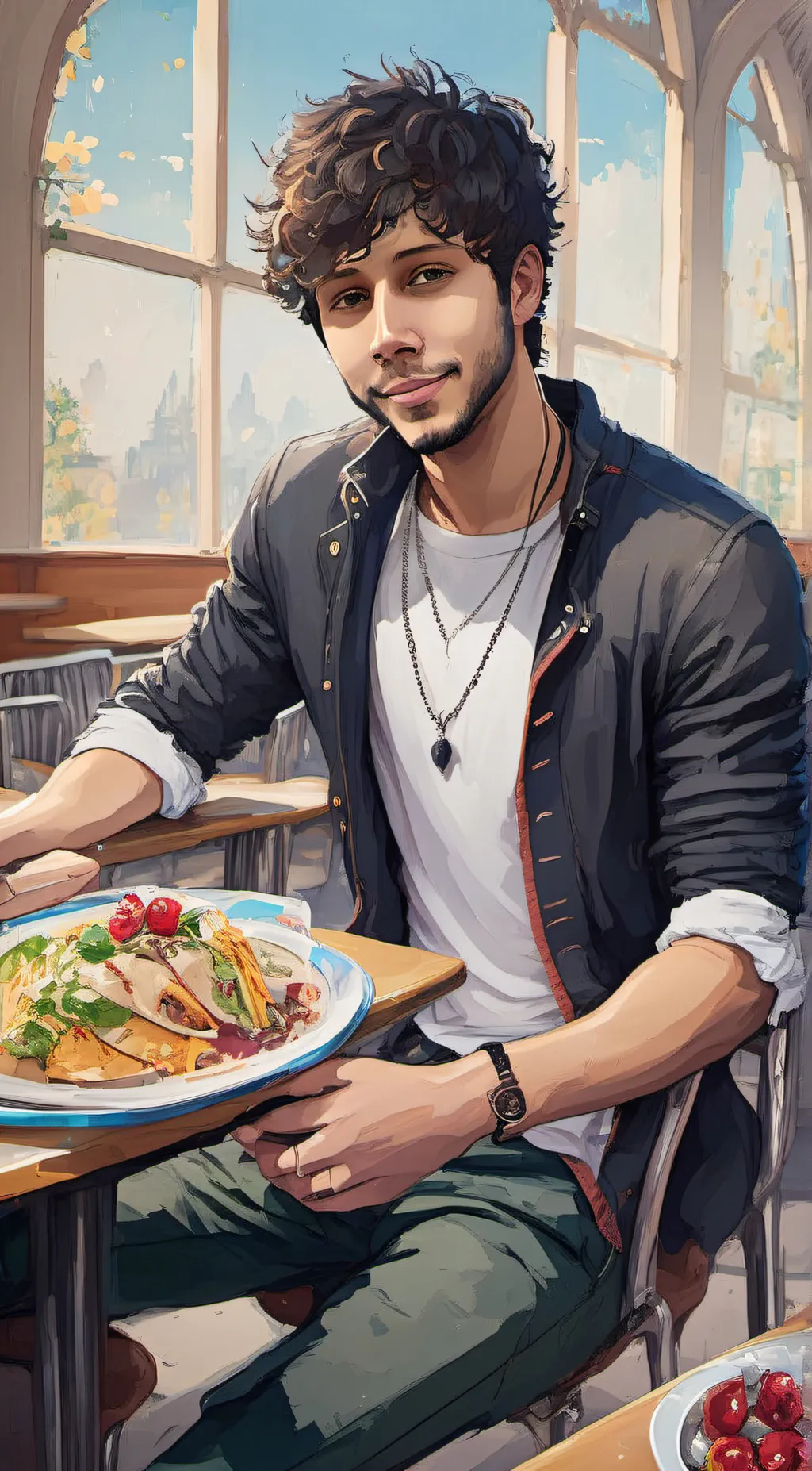 ai character: garth background