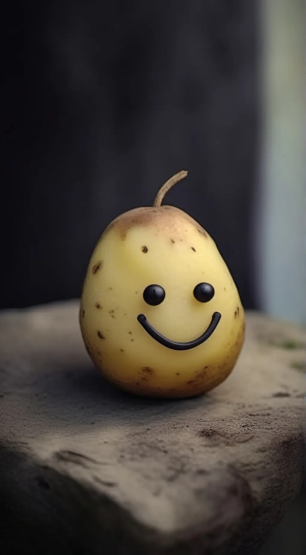 ai character: Happy Potato background
