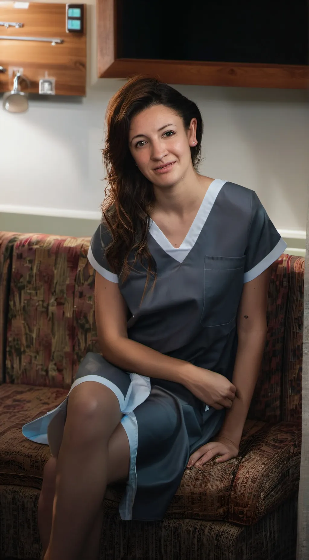 ai character: Lauren  background