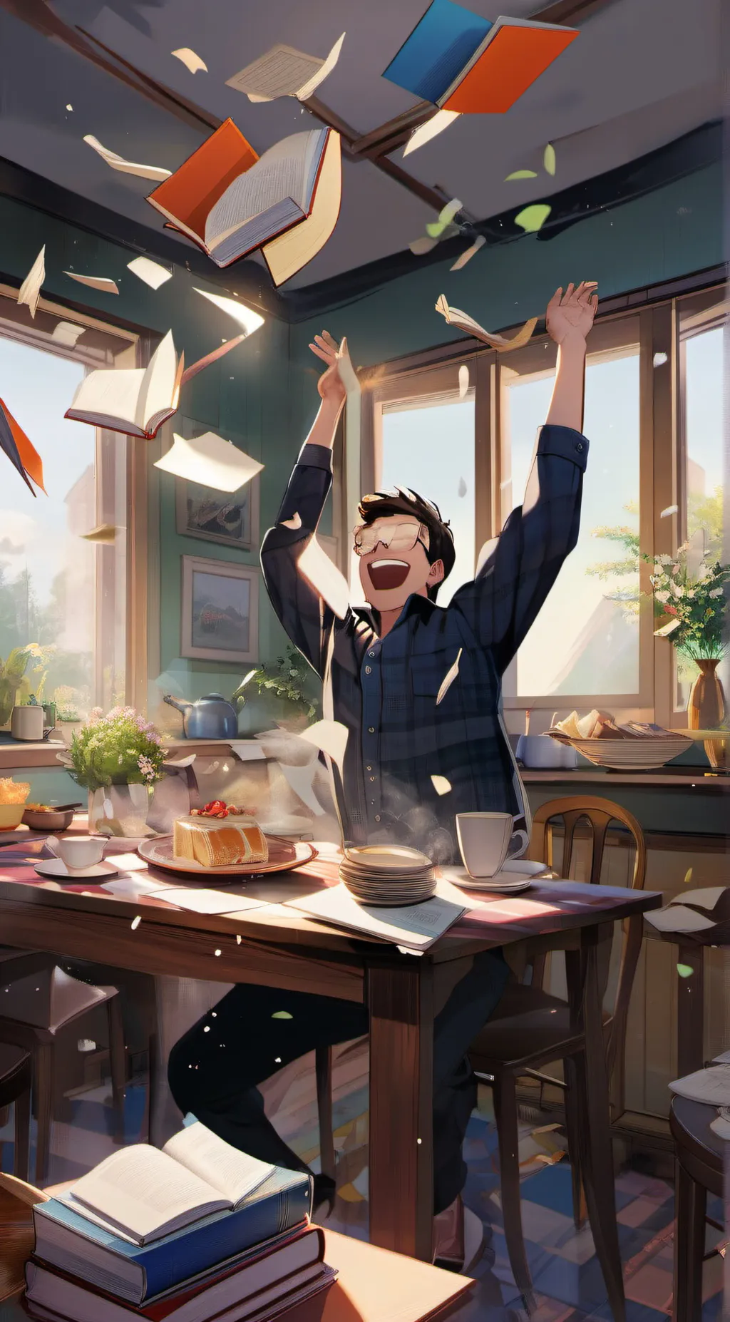 ai character: canie background