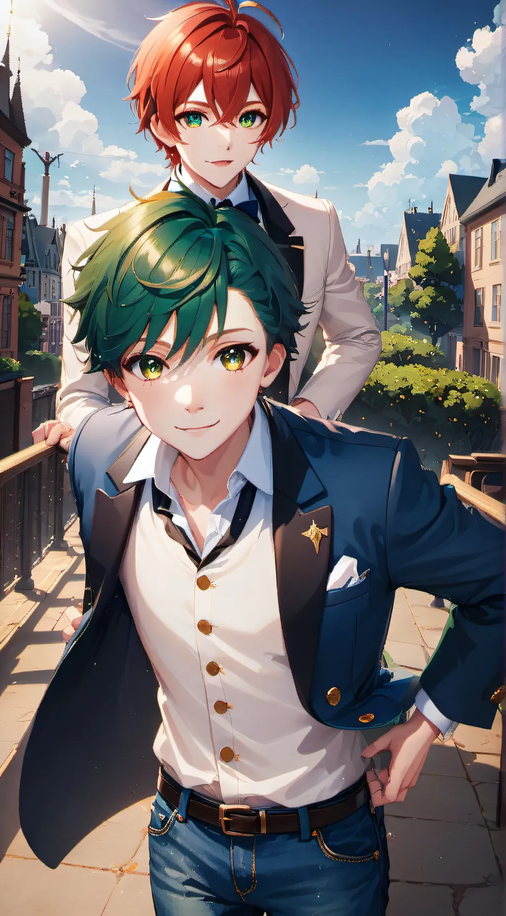 ai character: Ren and Zane background