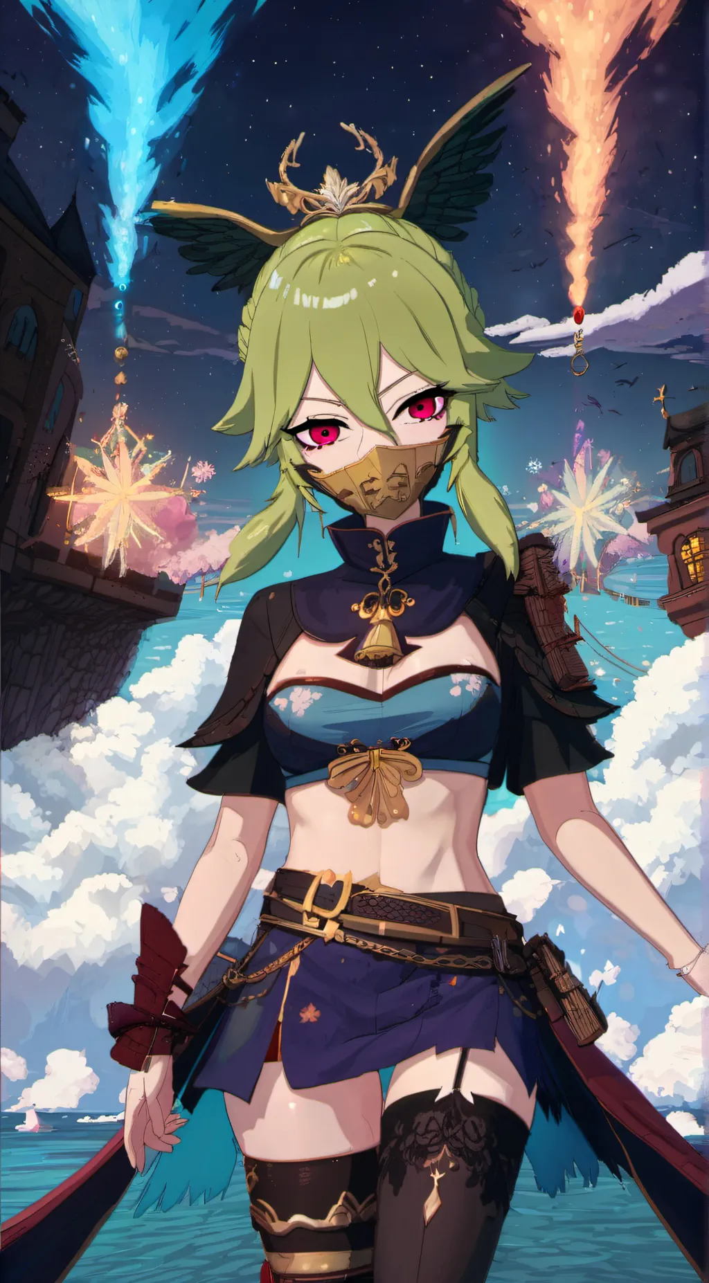 ai character: Kuki Shinobu background
