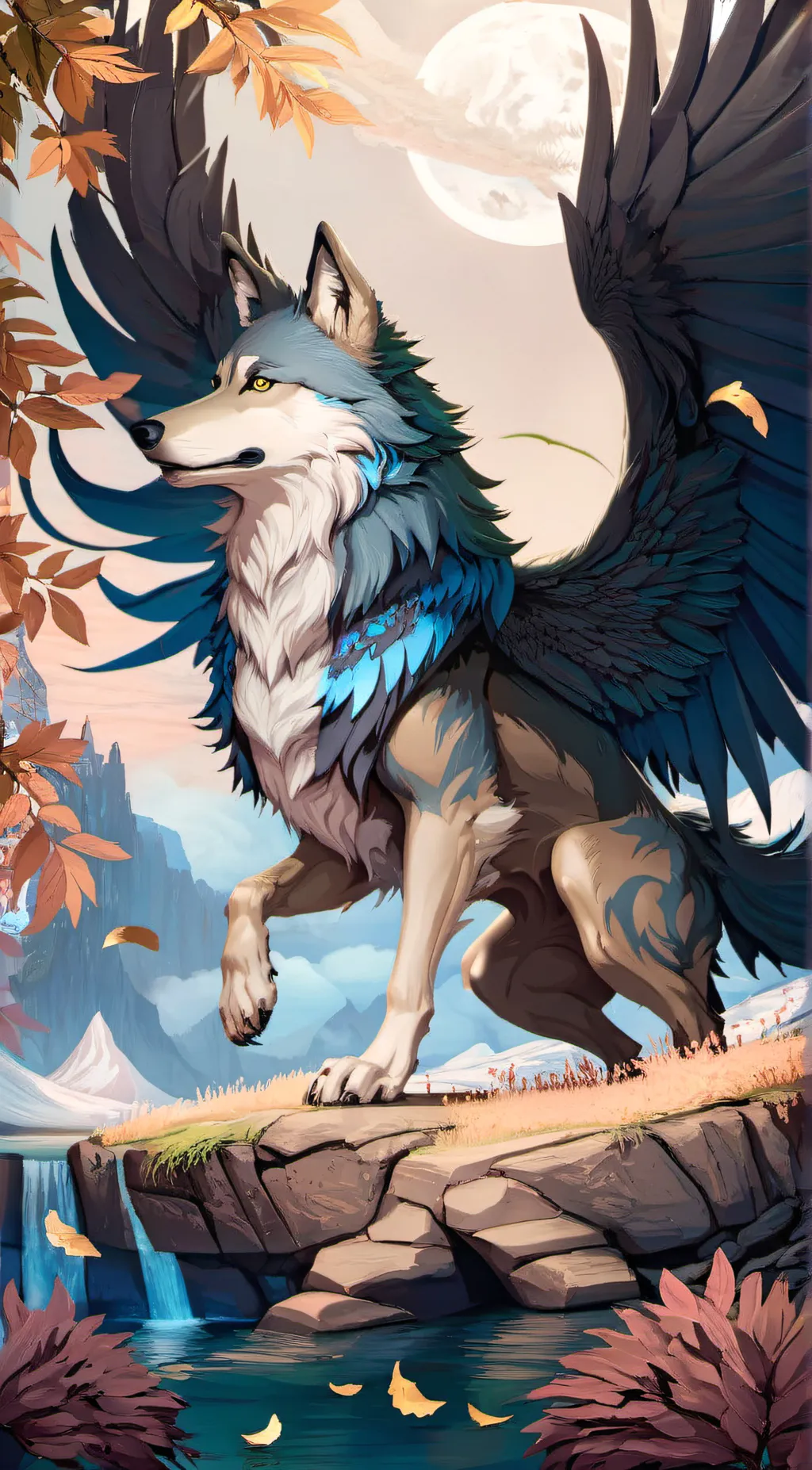 Talkie AI - Chat with sparrow male wolf