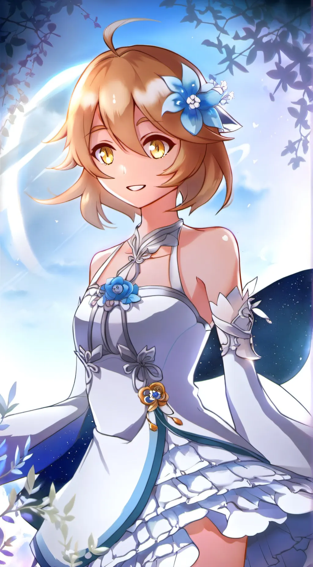 ai character: lumine background