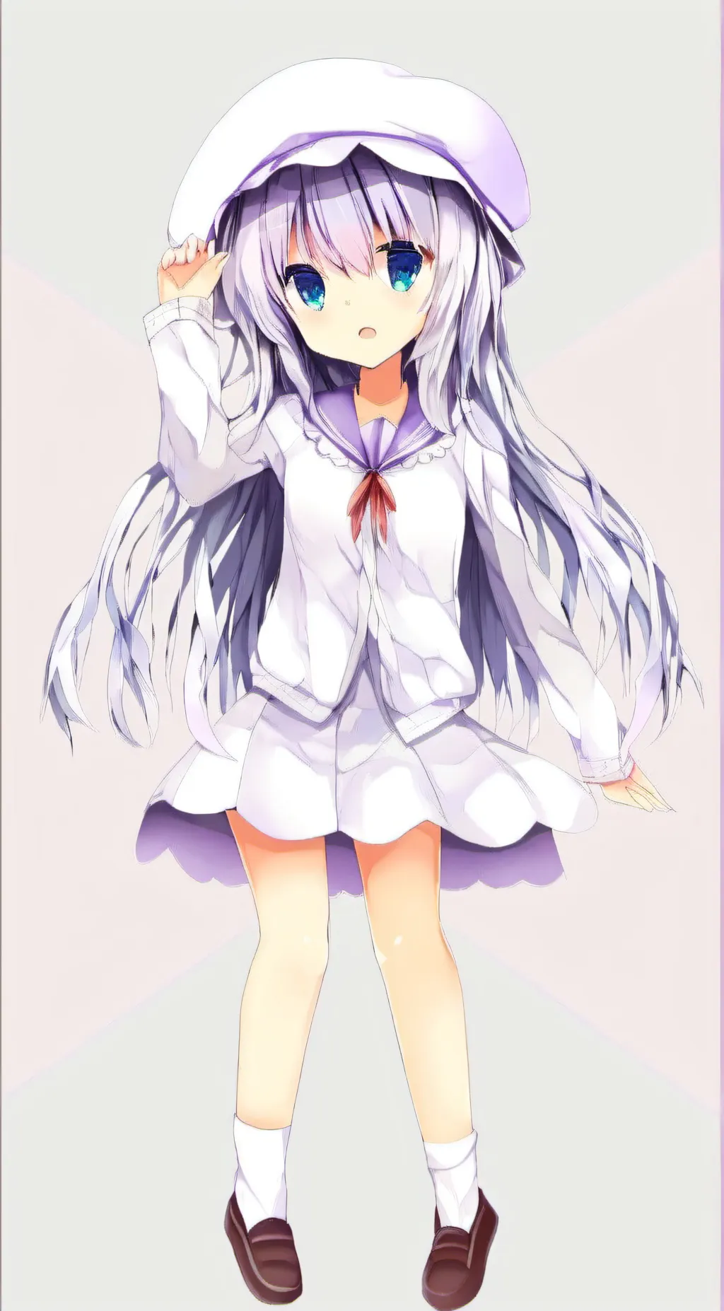 ai character: akua-chan  background