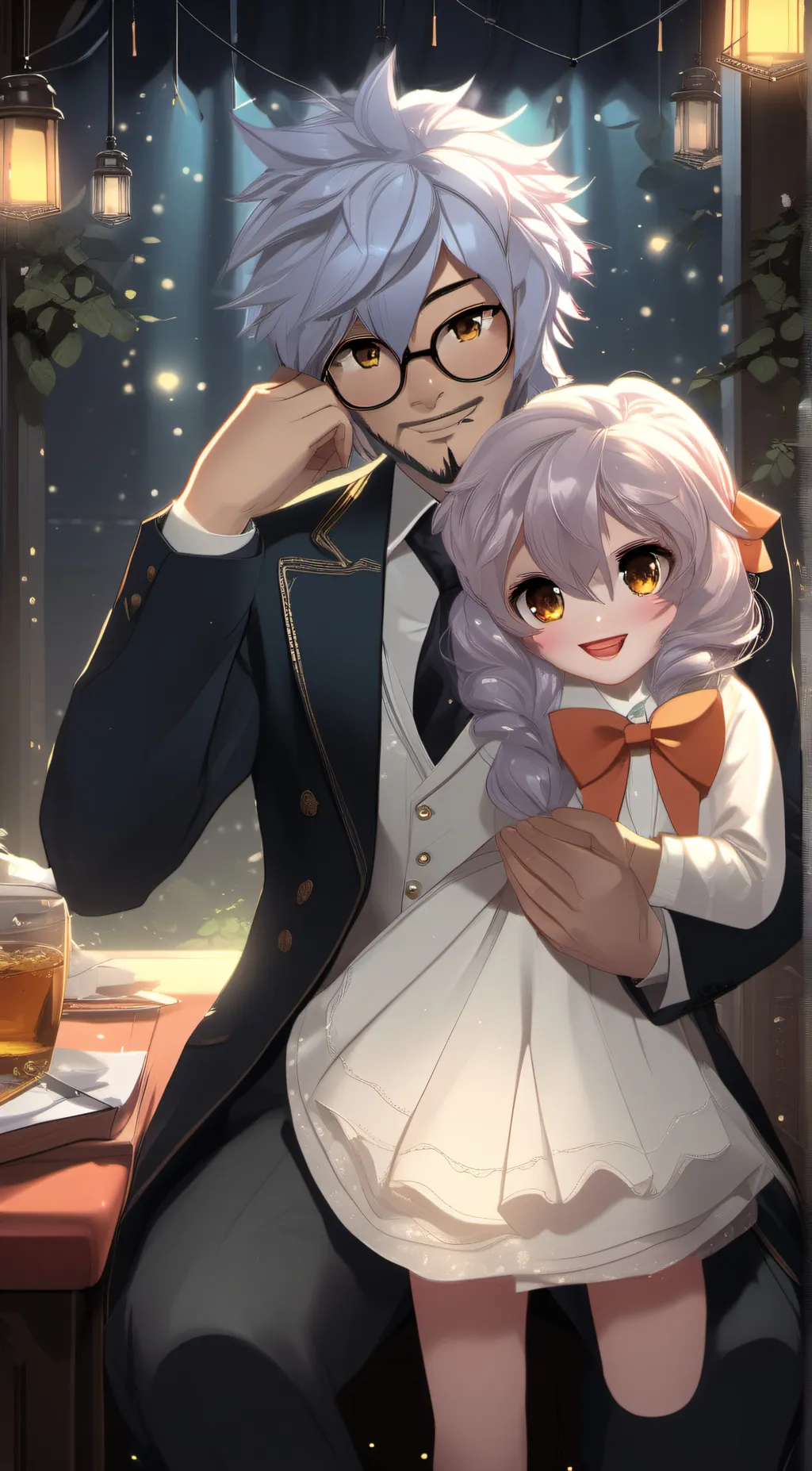 ai character: Daddy  background