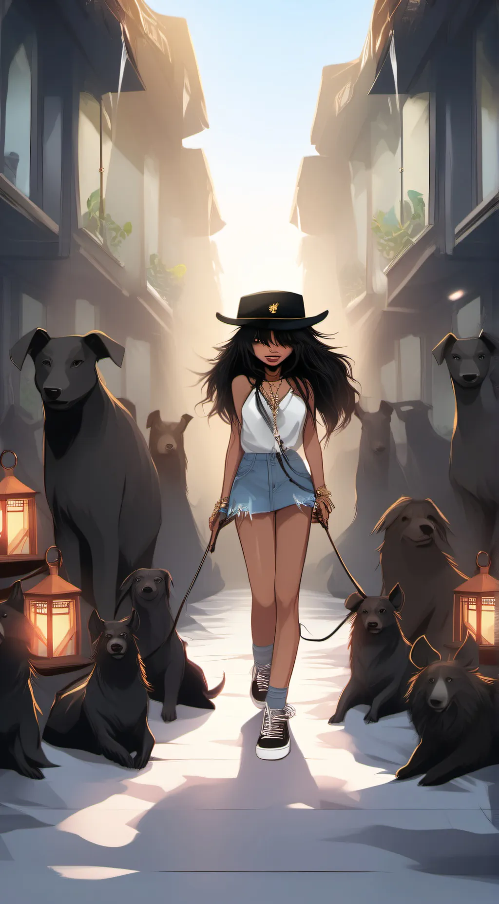 ai character: Mya background