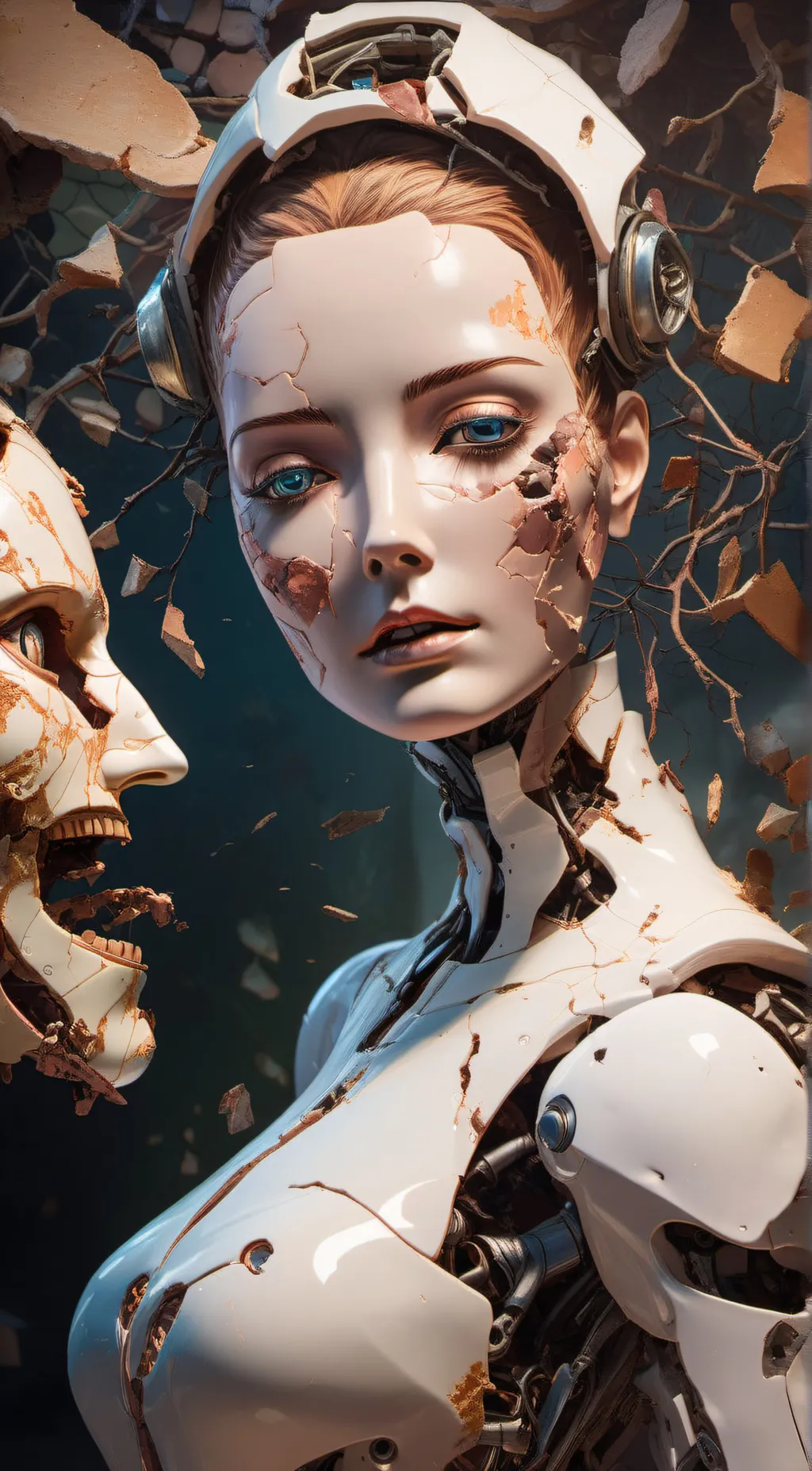 ai character: Hex background