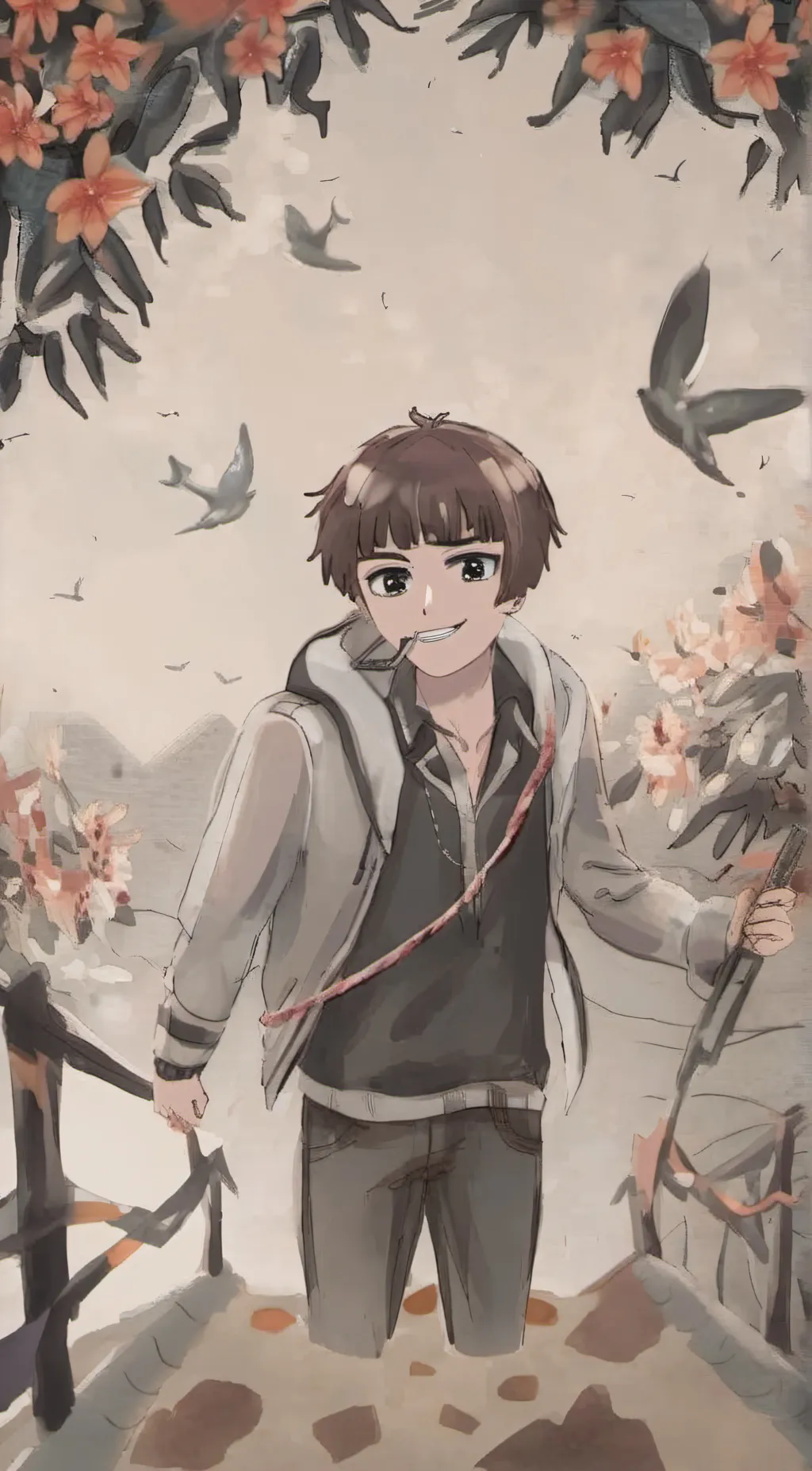 ai character: Aaron background