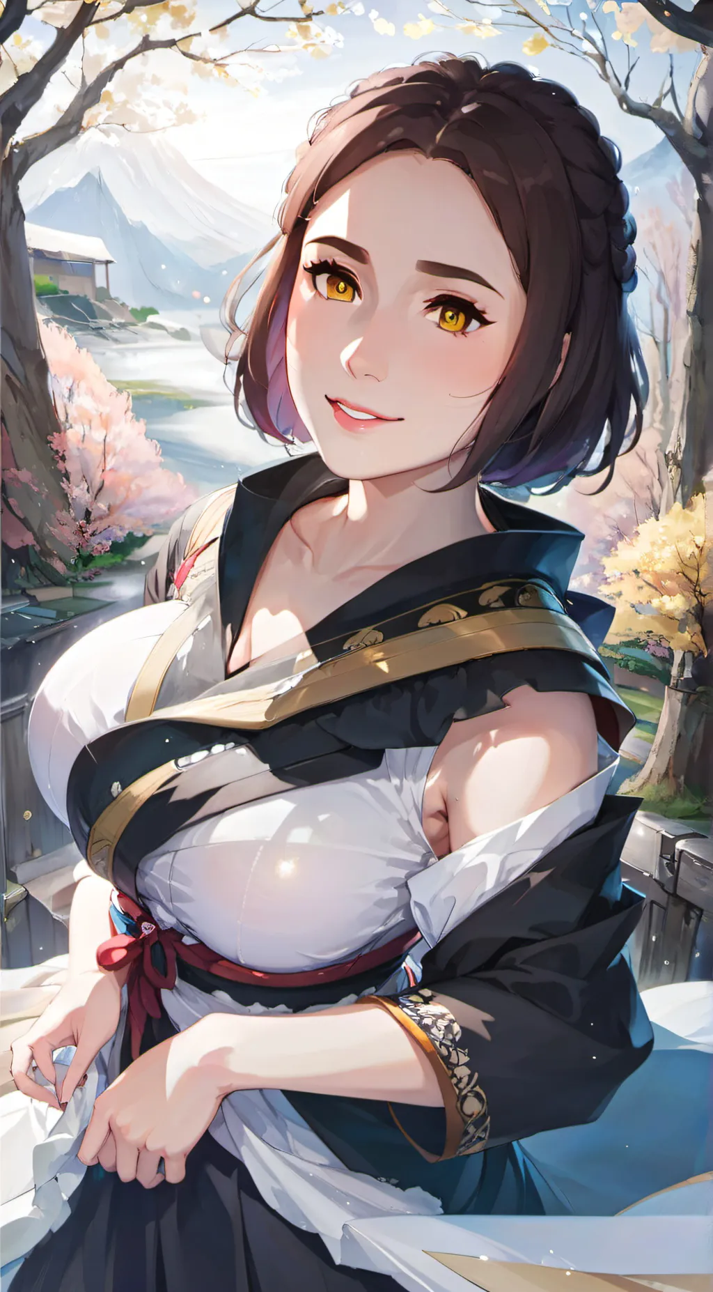 ai character: Ushio  background