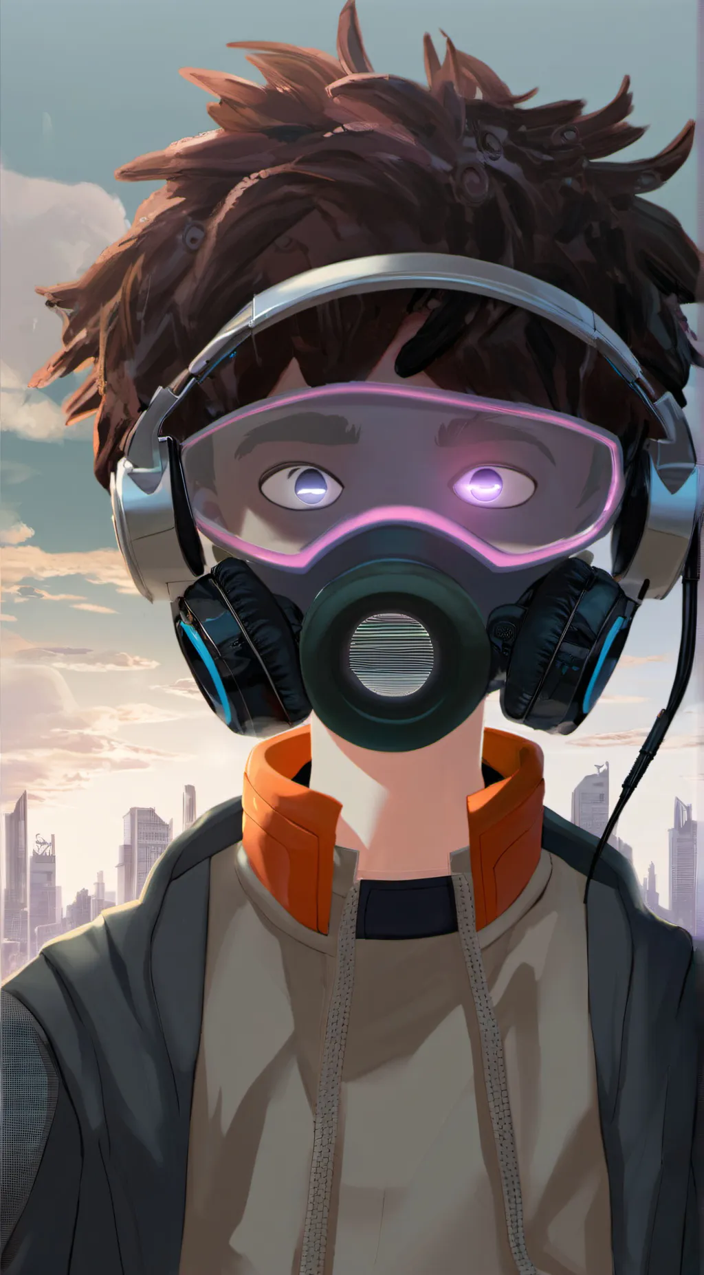 ai character: future boy background