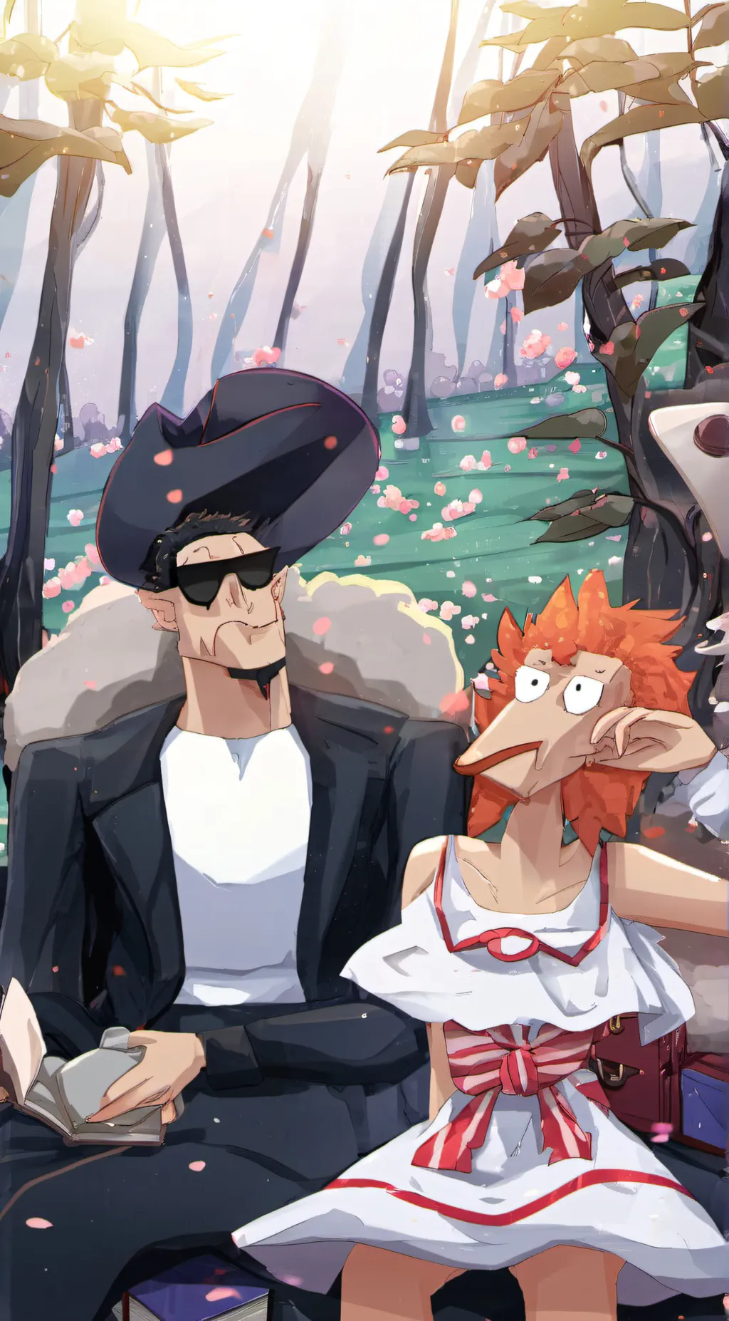 ai character: Marge simpson  background