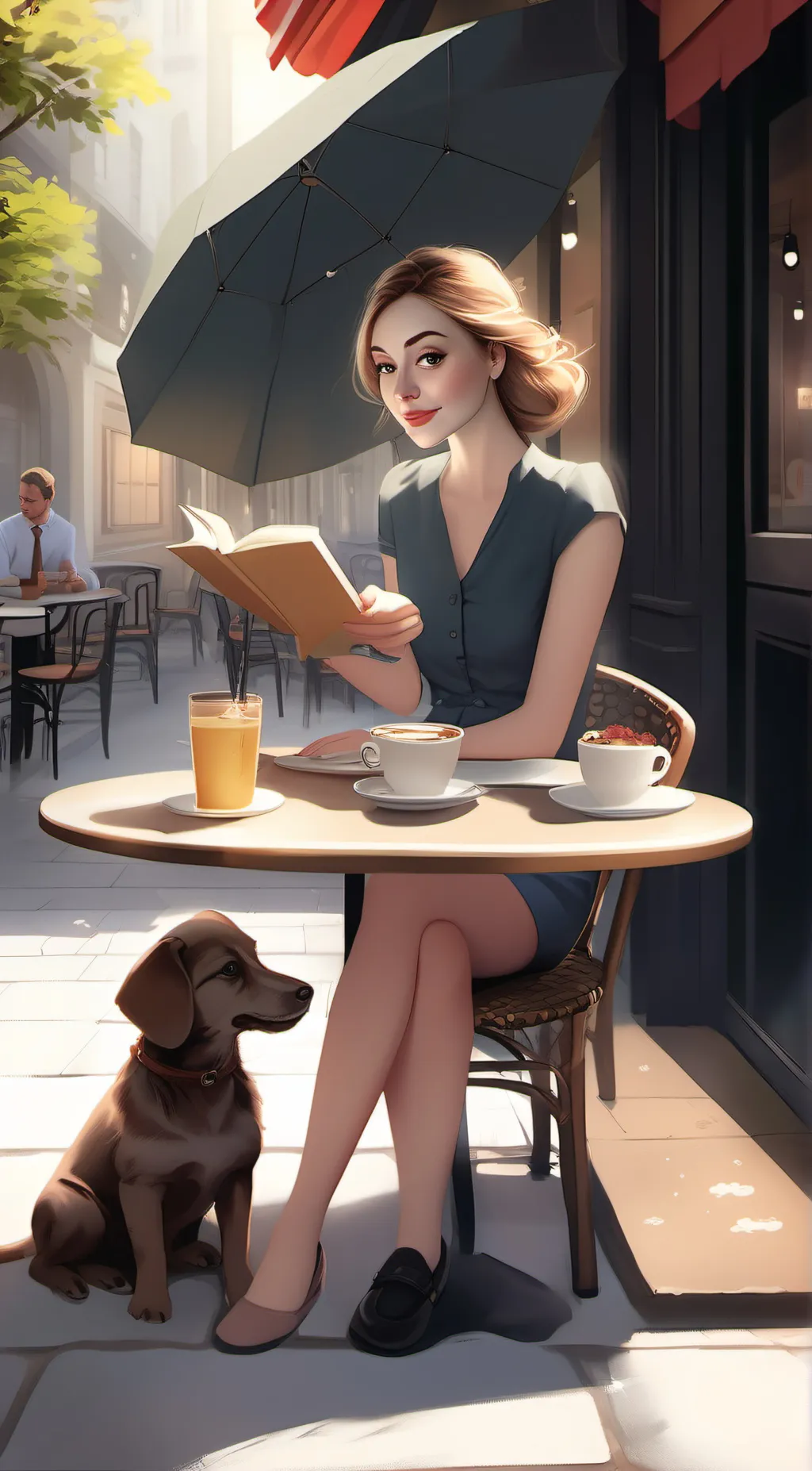 ai character: Liv background