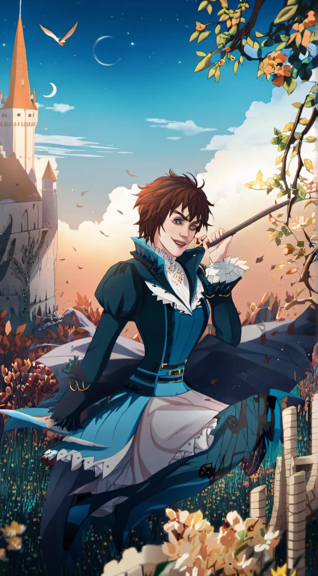 ai character: Merula snyde background