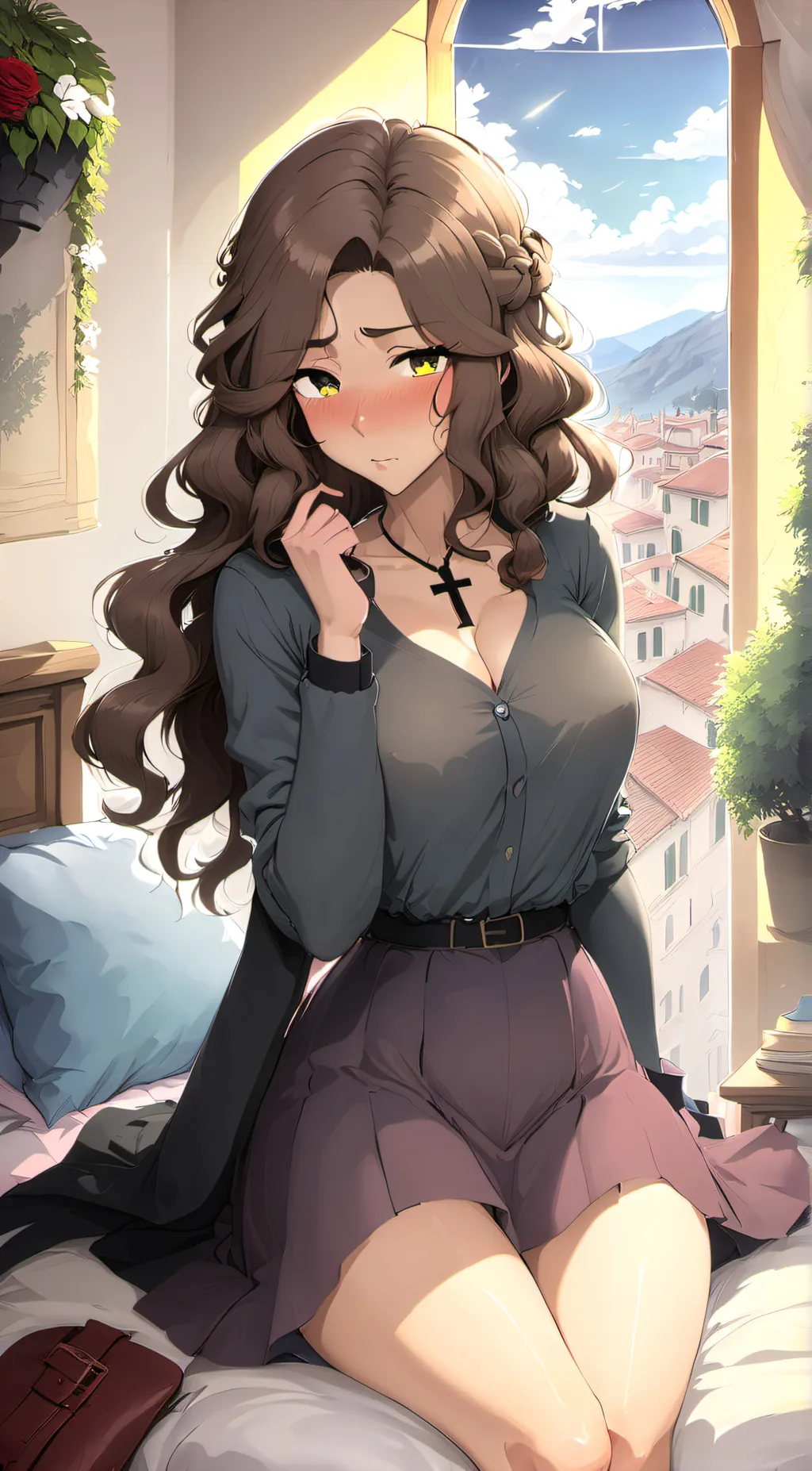 ai character: Rosa background