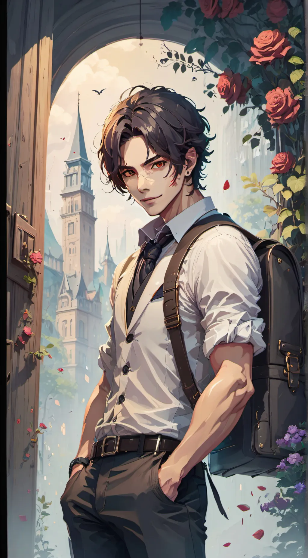 ai character: Aaron background