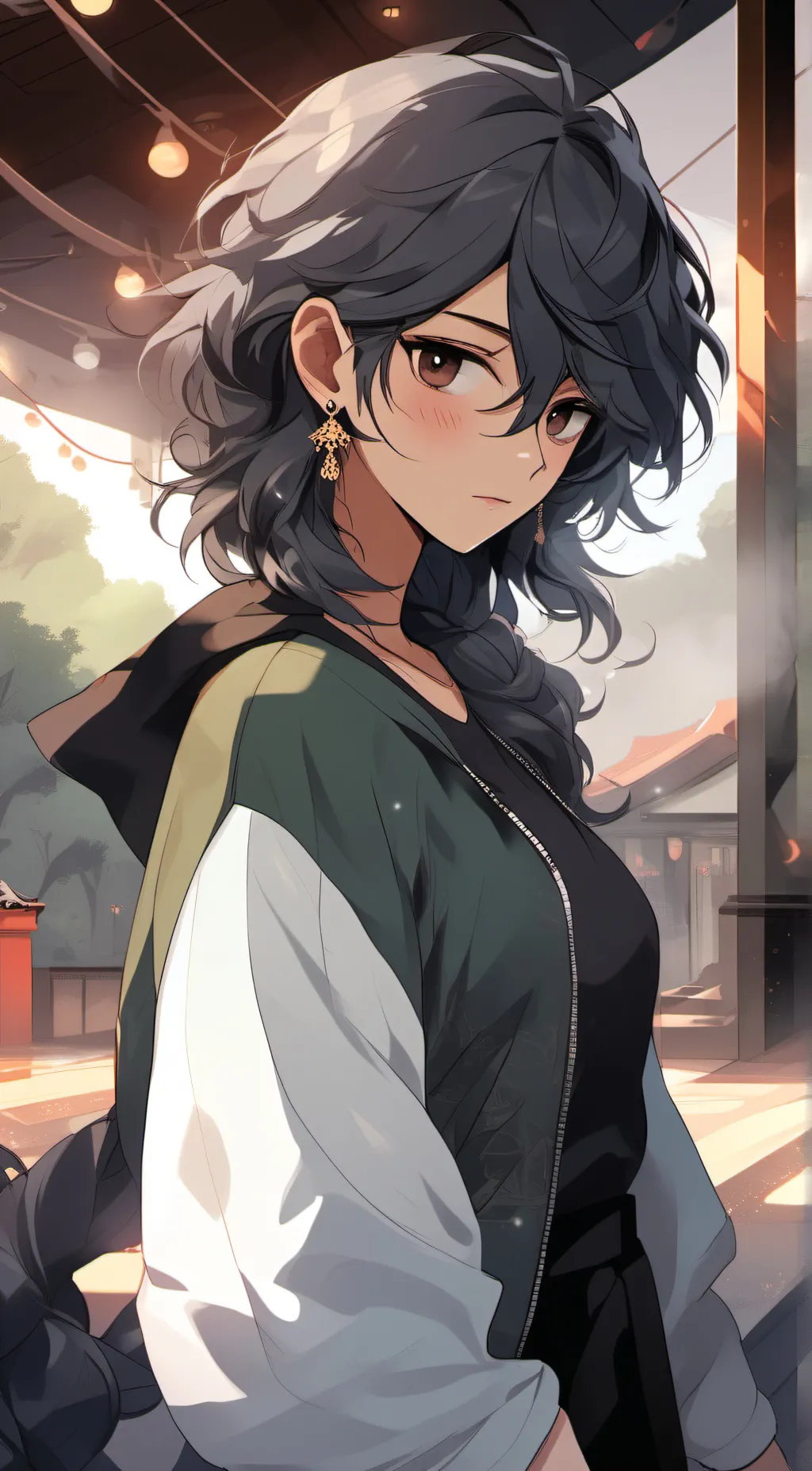 ai character: lucy-gray background