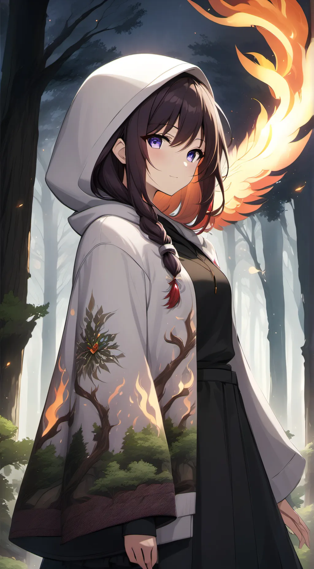 ai character: Ember background