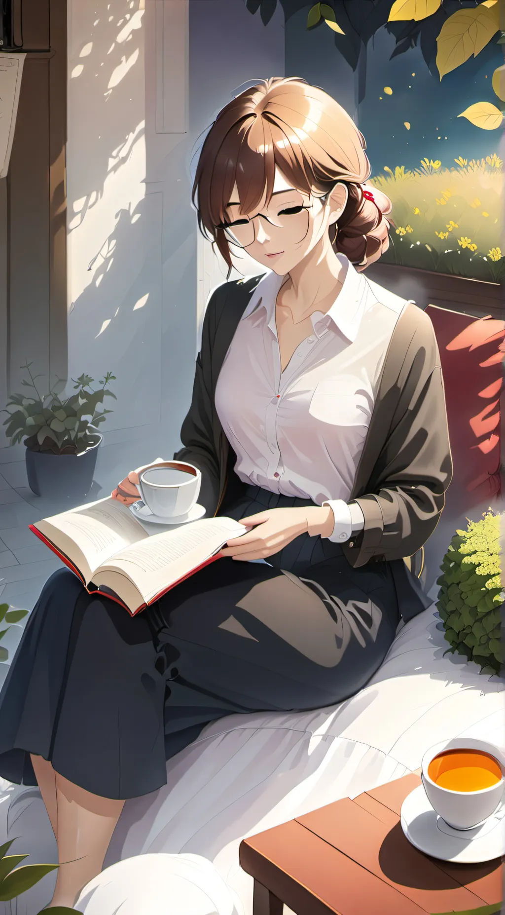 ai character: ruby background