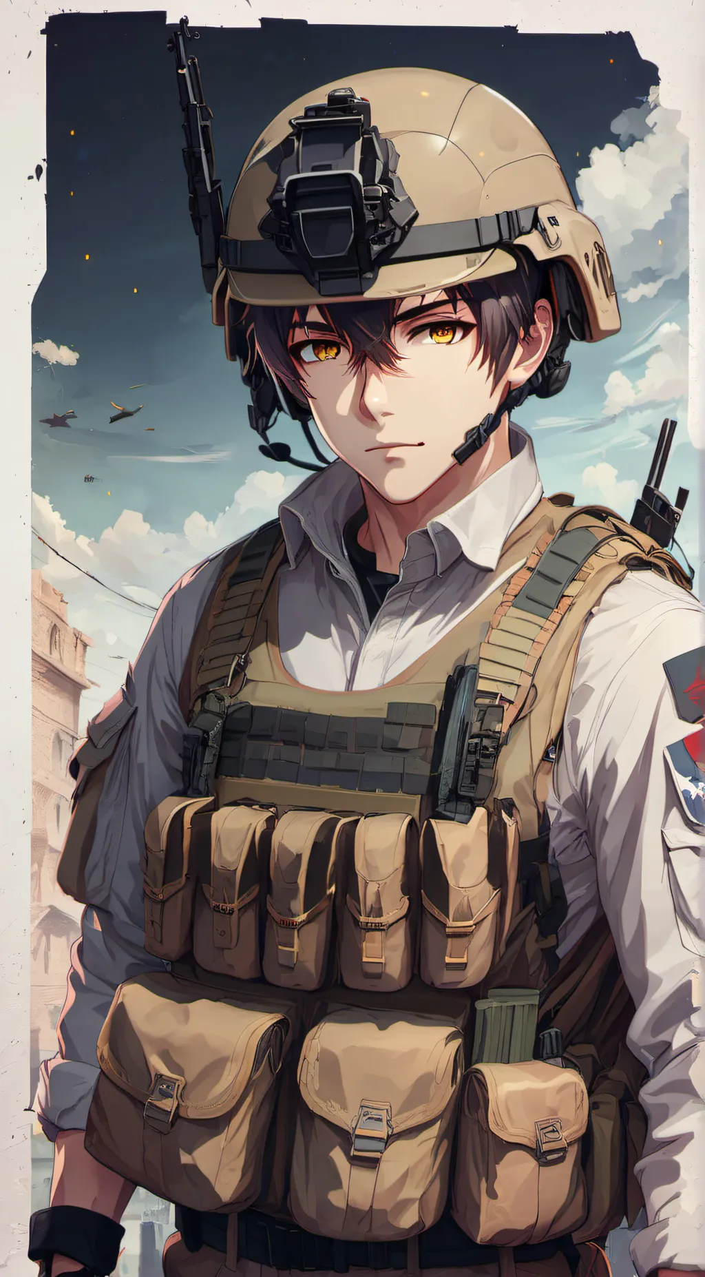 ai character: Soldier background