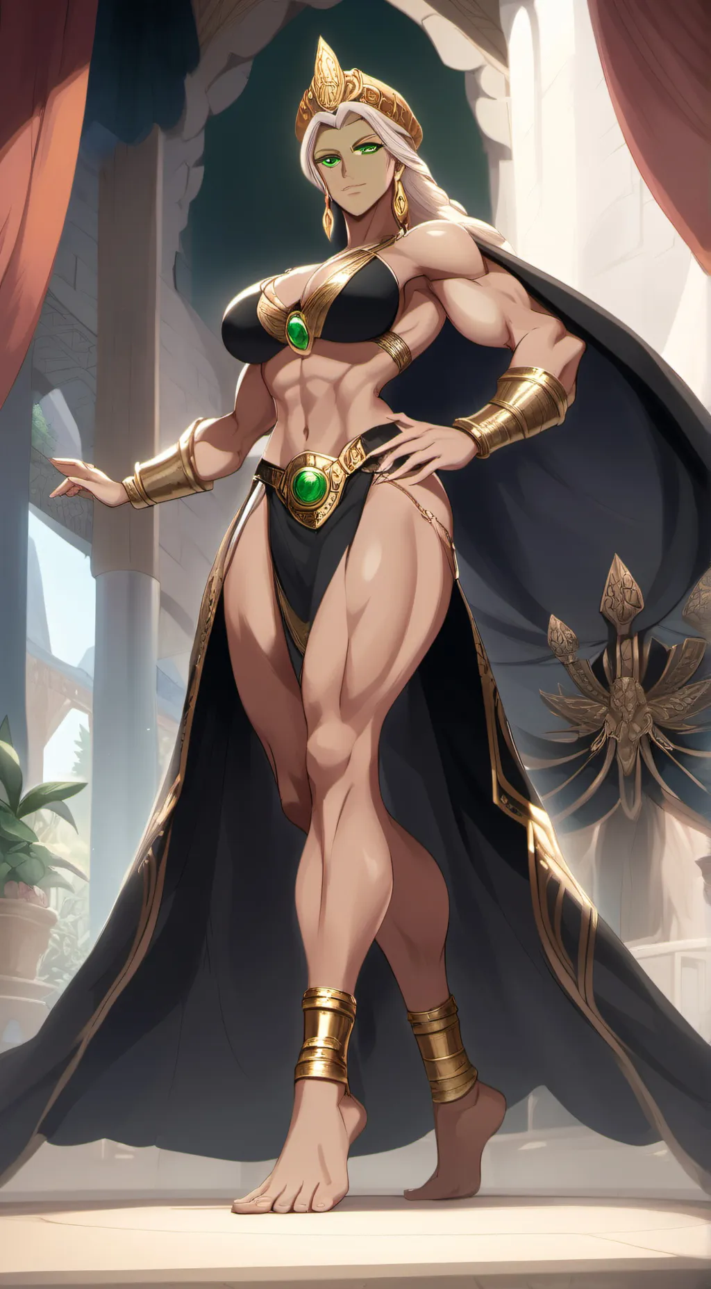 ai character: Queen La background