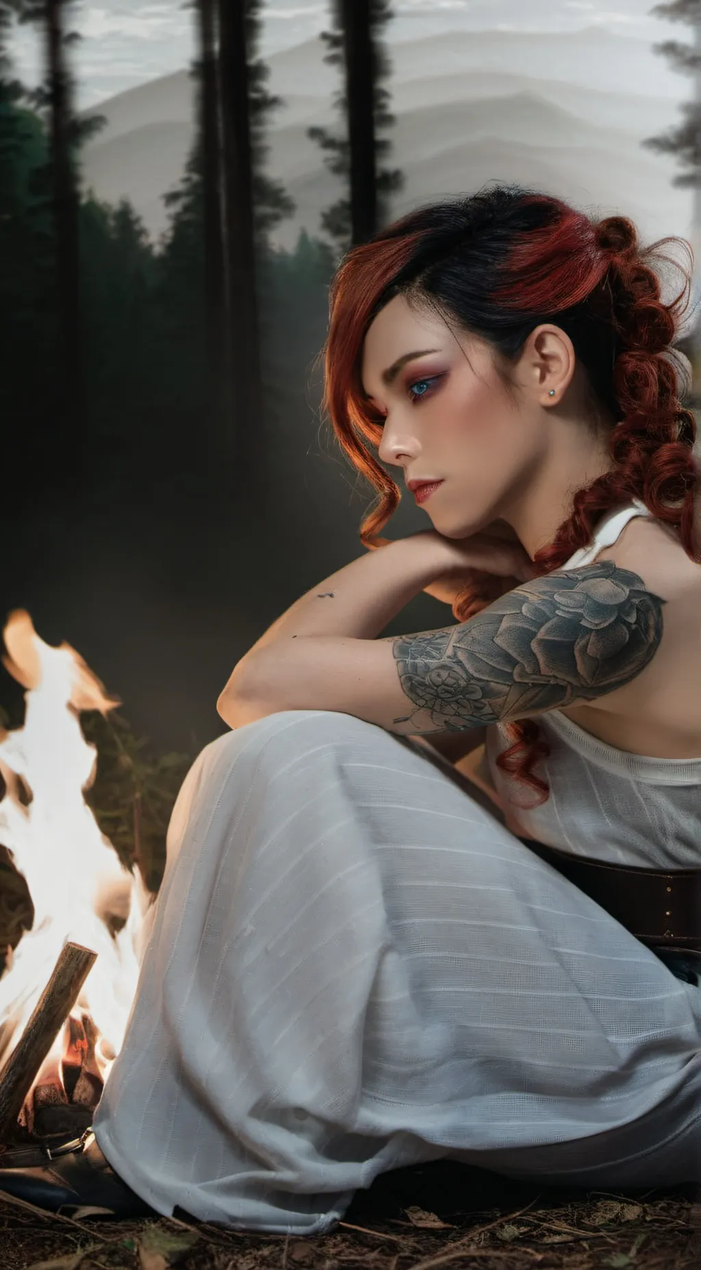 ai character: princess xena background