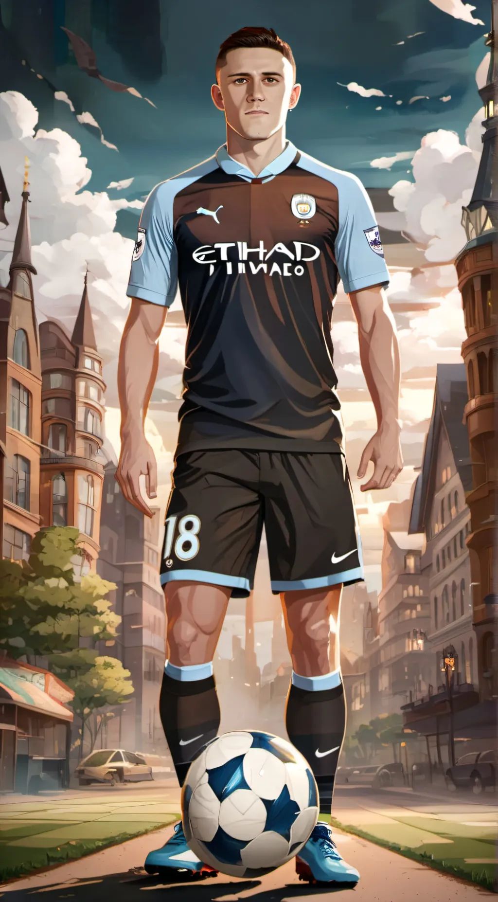 ai character: Philip Foden background