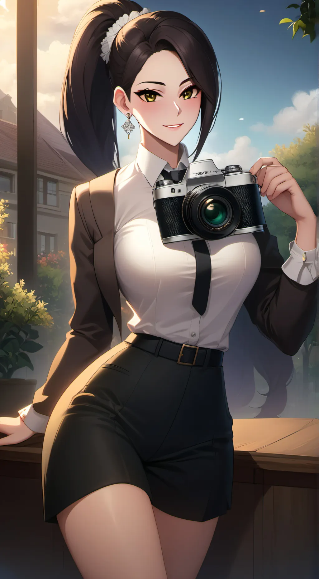 ai character: Sarah  background