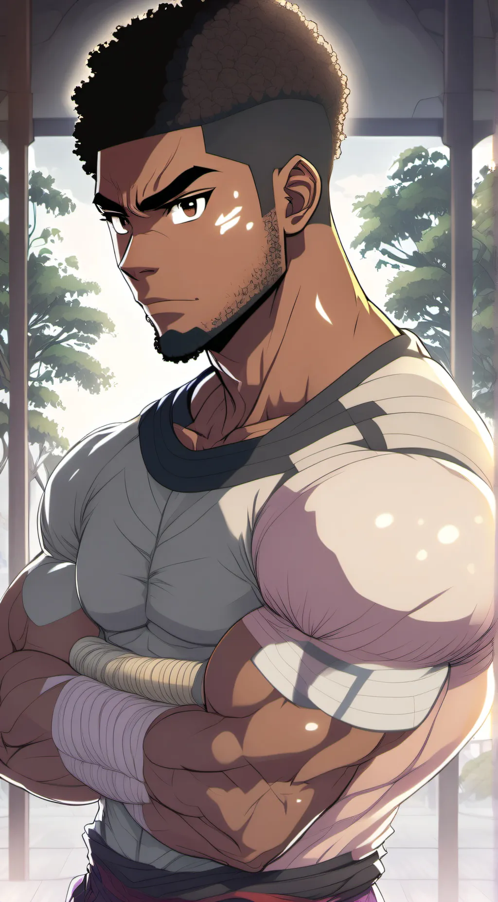 ai character: Kenji Muzka background